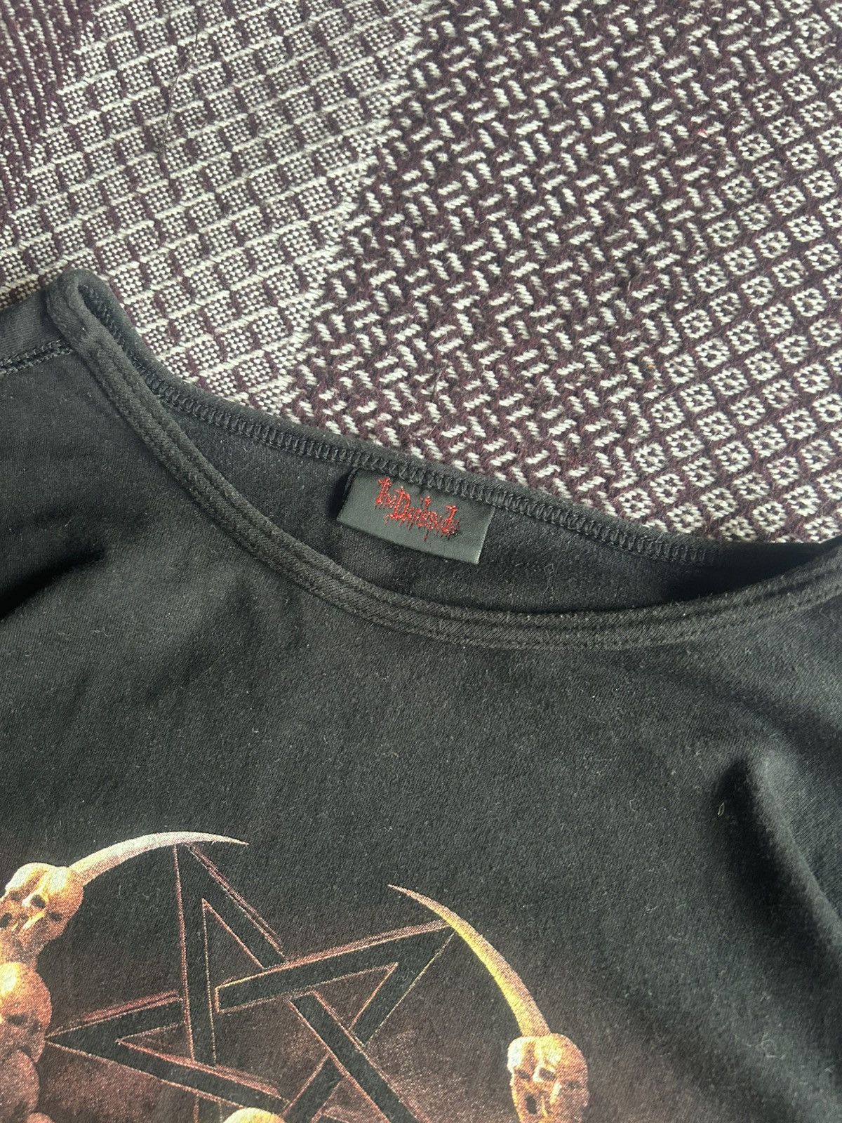 Band Tees × Vintage Vintage The Darkside 2003 LSleeve T-shirt Thrash Big Logo Size US L / EU 52-54 / 3 - 6 Thumbnail