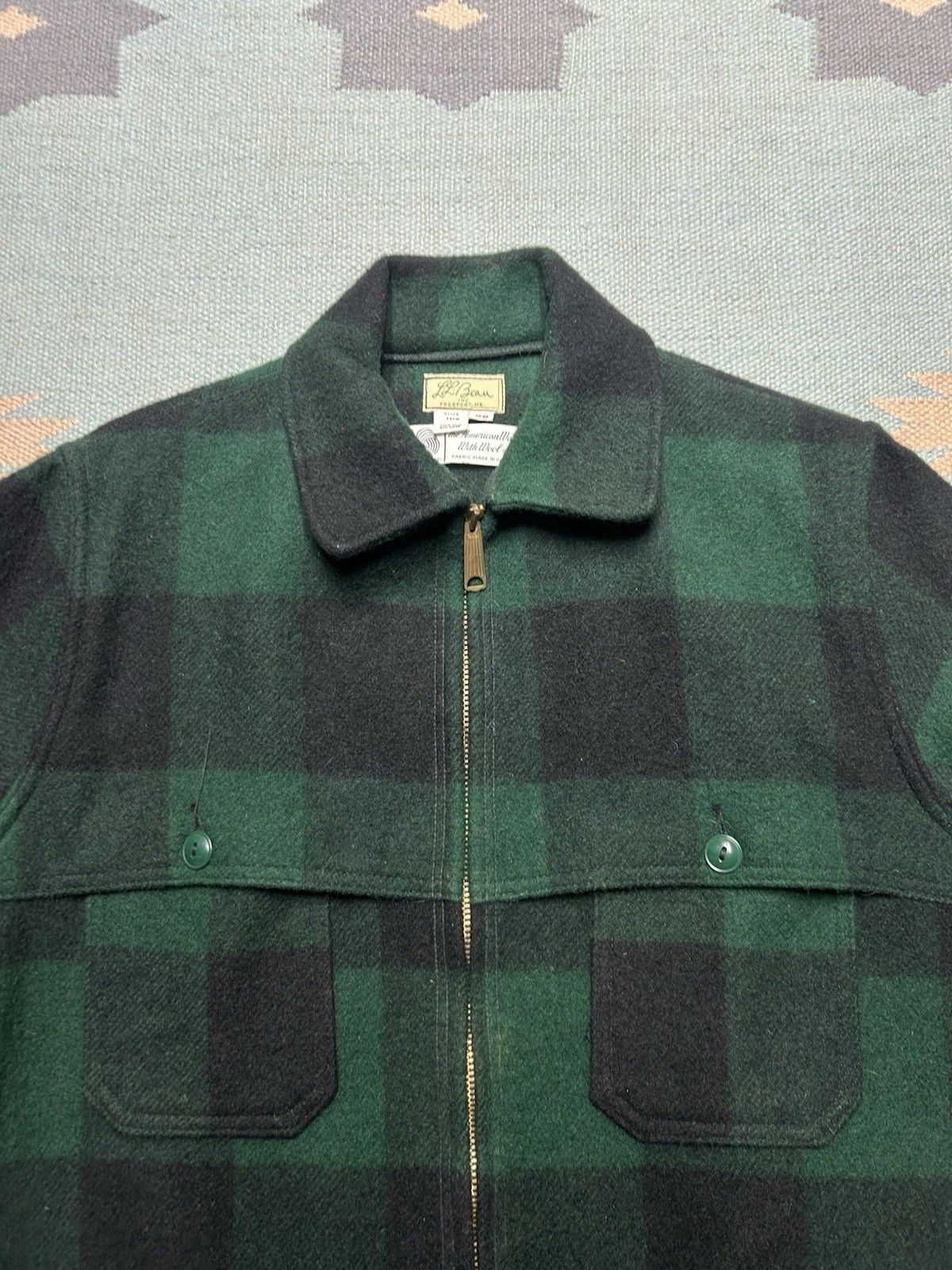 Vintage 1960s LL Bean mackinaw jacket cape cruiser buffalo plaid M Size US M / EU 48-50 / 2 - 4 Thumbnail