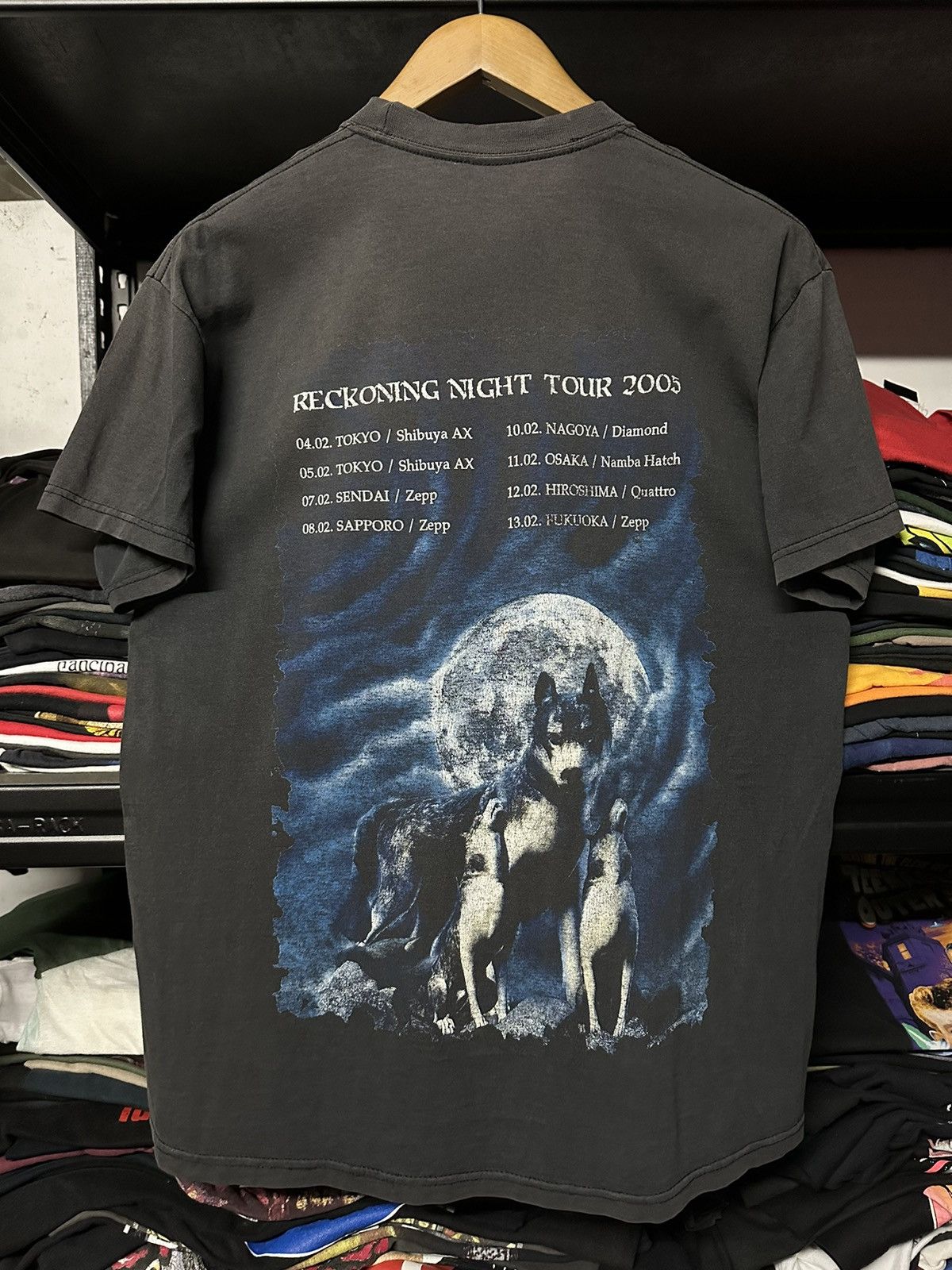 Band Tees × Vintage Vintage Metal Band Sonata Arctica Tour Japan Sun Faded Tee Size US M / EU 48-50 / 2 - 2 Thumbnail