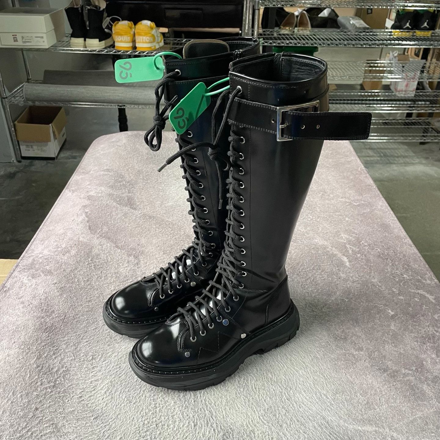 Alexander McQueen Alexander McQueen Black Boots 37 Women Size US 6.5 / IT 36.5 - 1 Thumbnail