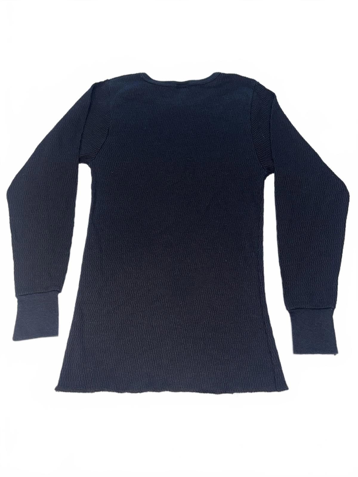 Designer Hanes Her Way Women's Thermal Long Sleeve Top - Medium Size M / US 6-8 / IT 42-44 - 3 Thumbnail