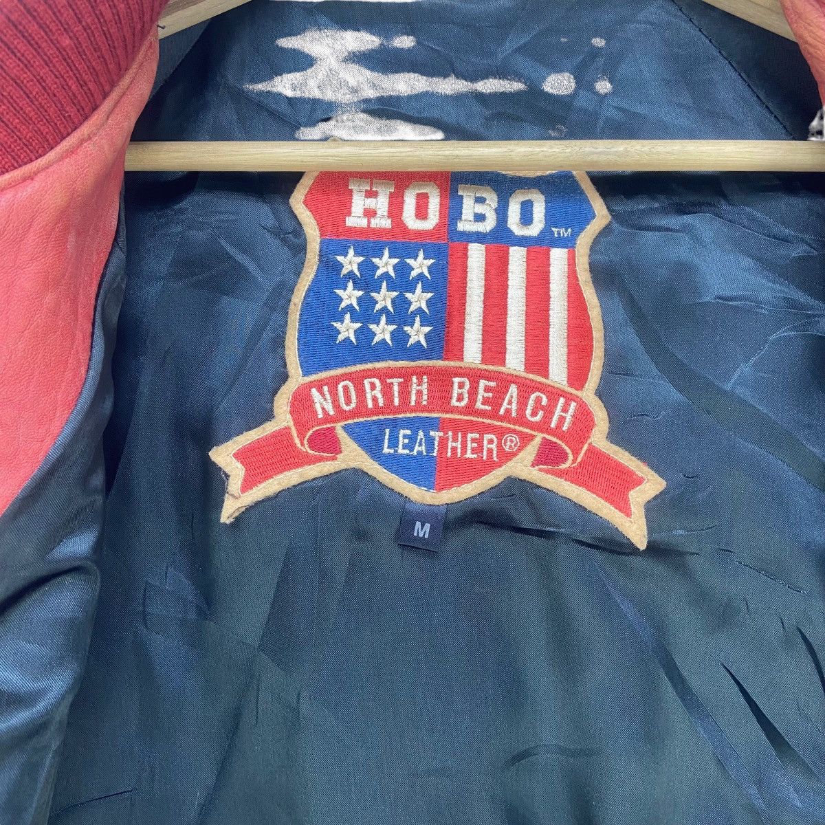 Hobo Vtg North Beach Leather Michael Hoban 8 Ball Leather Jacket Size US M / EU 48-50 / 2 - 23 Thumbnail