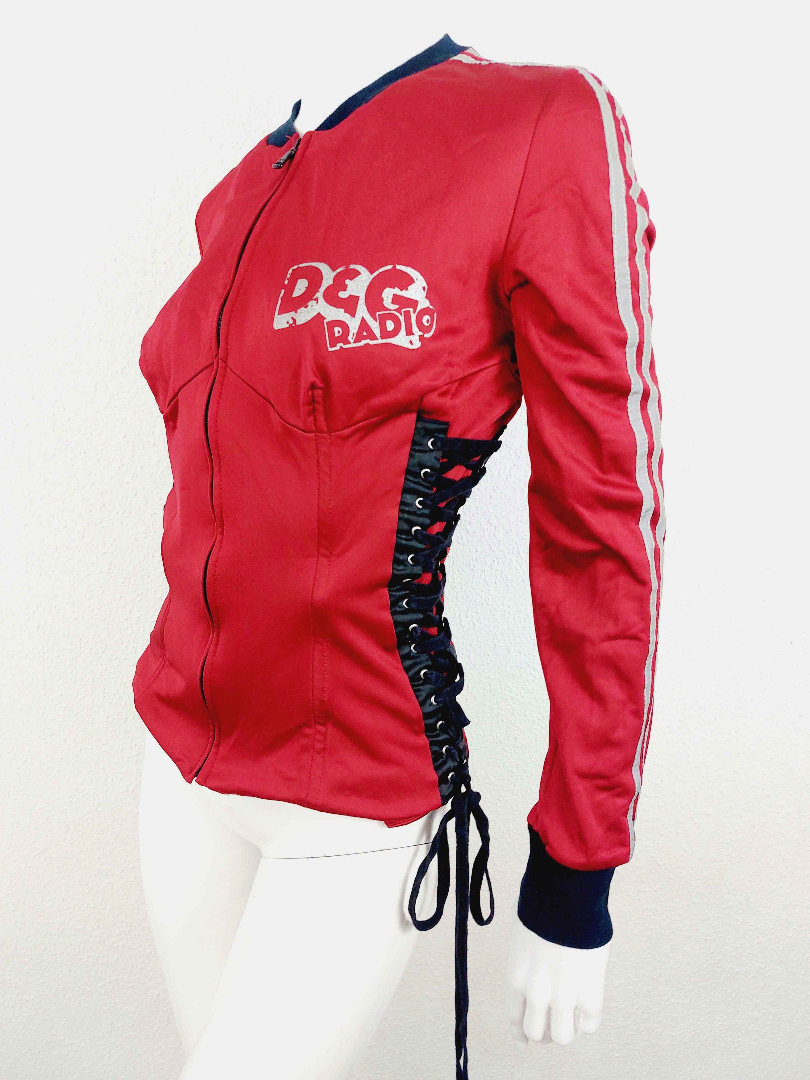 Dolce & Gabbana D&G Dolce and Gabbana Lace-up Corset Zip Jacket Size M / US 6-8 / IT 42-44 - 9 Thumbnail