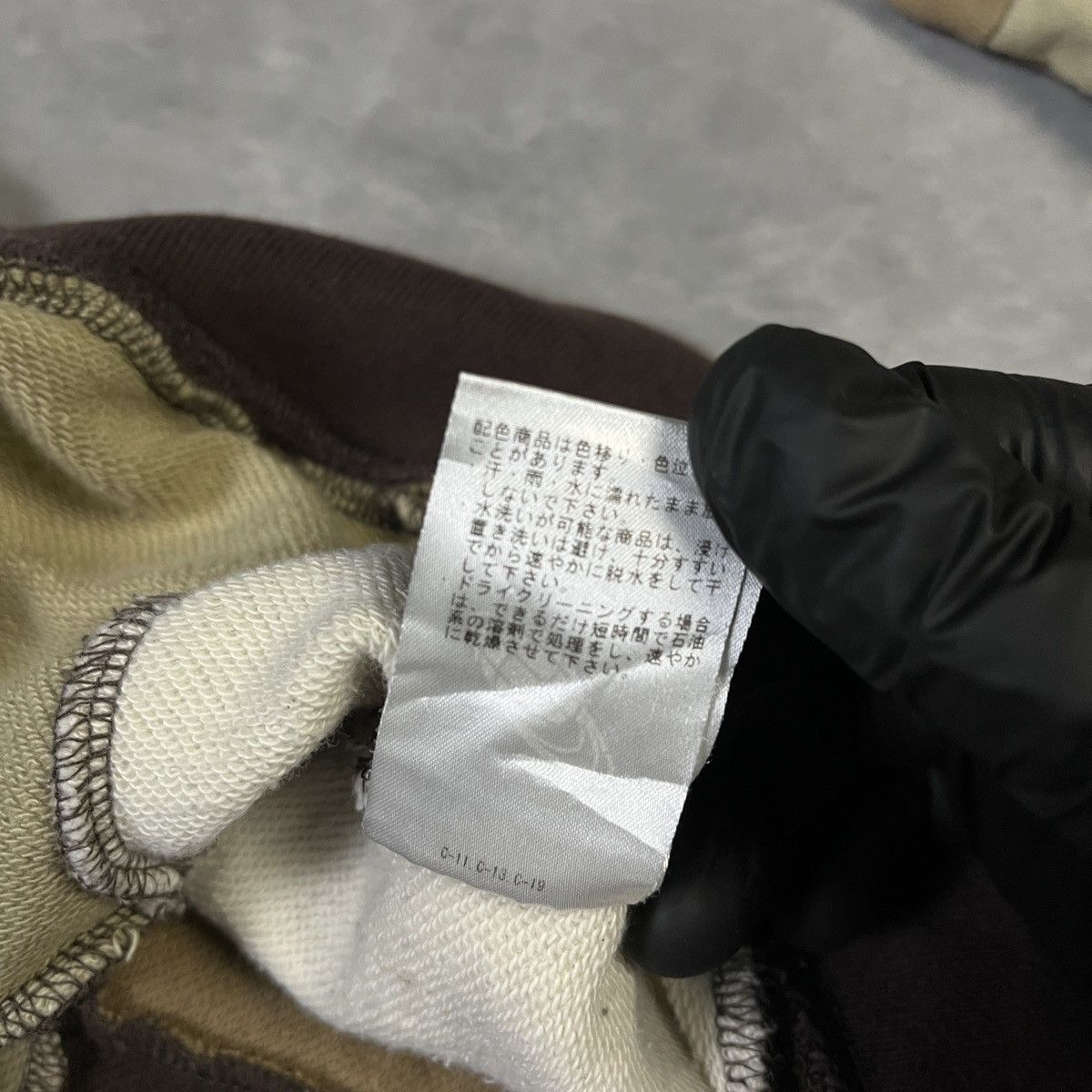 BEAMS Patch Work Crewneck