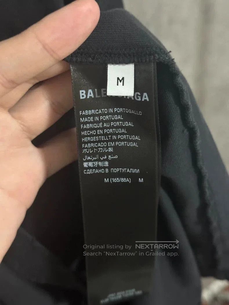 Balenciaga Balenciaga Statue Destroyed Short Sleeve Tee. Size US M / EU 48-50 / 2 - 3 Thumbnail