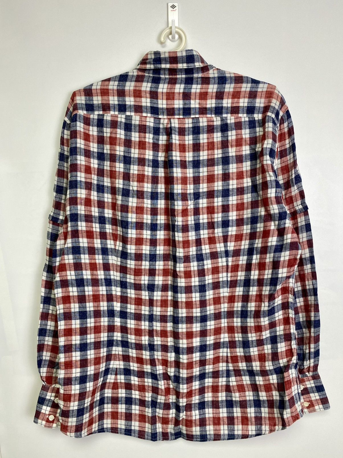 Brunello Cucinelli Brunello Cucinelli Linen Plaid Shirt Size US L / EU 52-54 / 3 - 4 Thumbnail