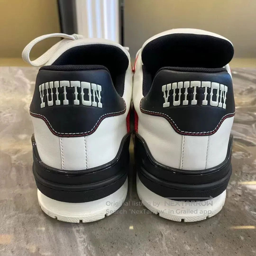Louis Vuitton louis vuitton trainer shoes in red and black. Size US 9.5 / EU 42-43 - 3 Thumbnail