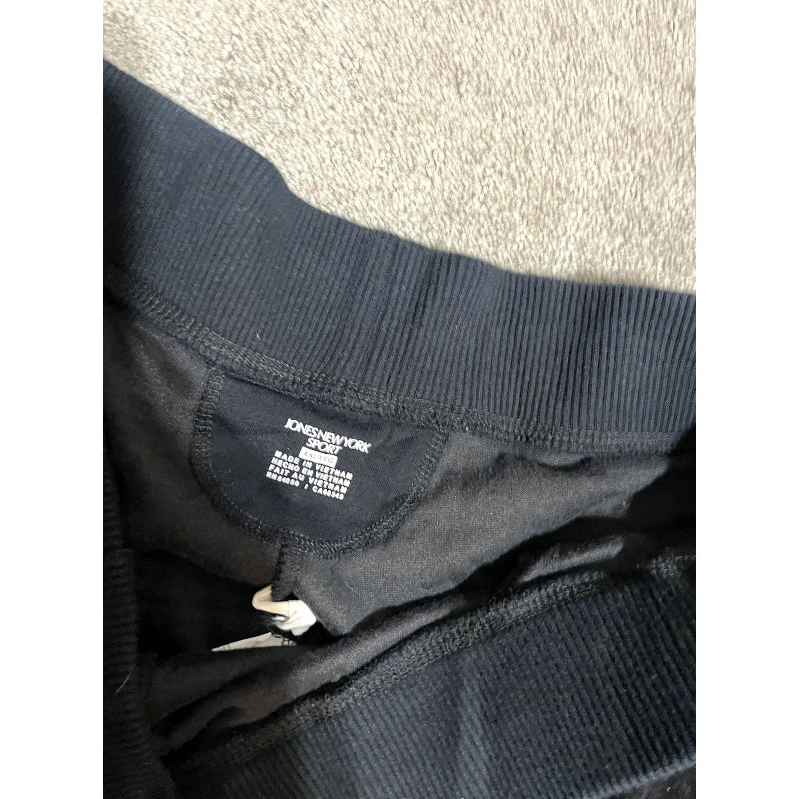 Jones New York Jones New York Pants Womens 2XL Black Sport Velour Size Size 40" / US 18 - 5 Thumbnail