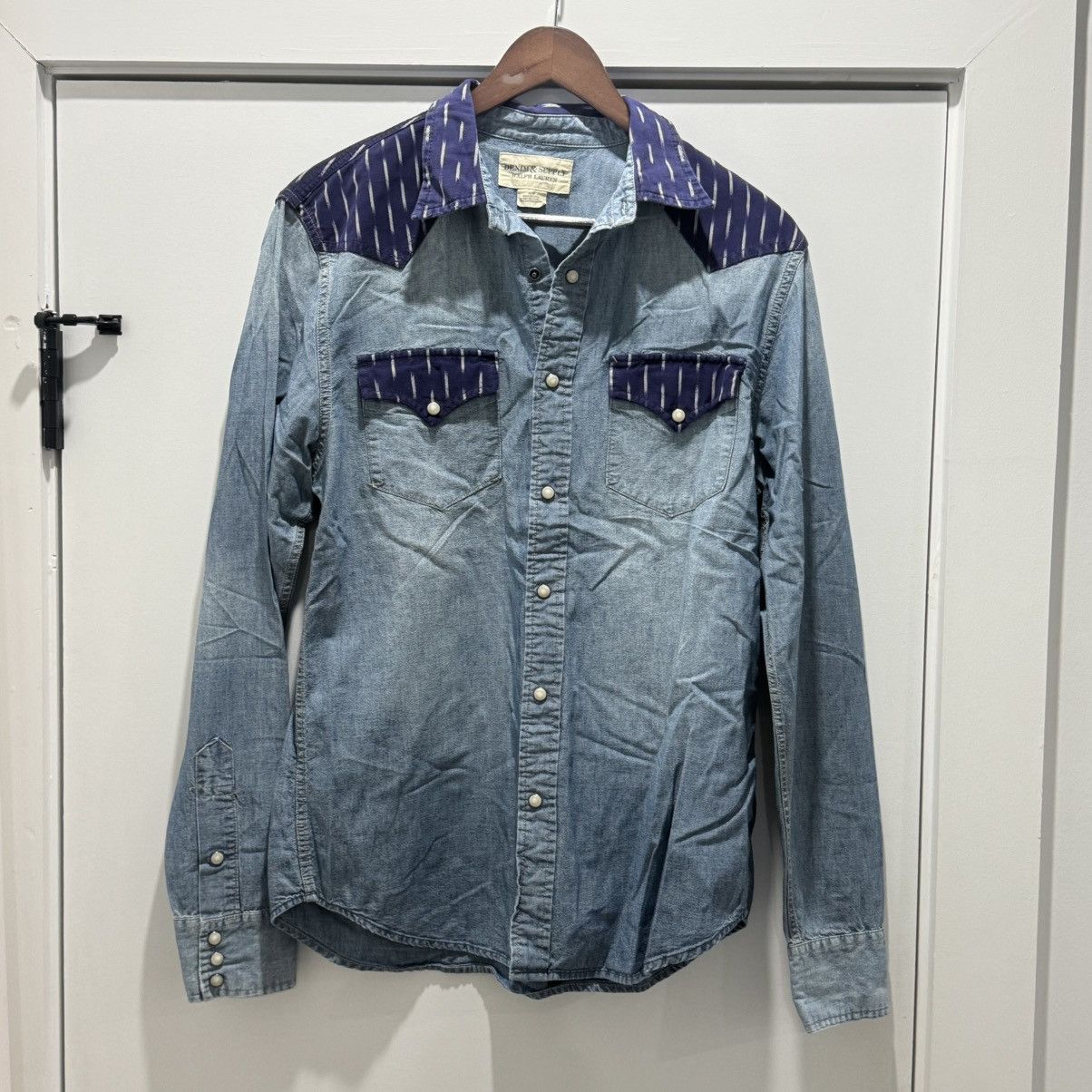 Denim & Supply Ralph Lauren Ralph Lauren Denim & Supply Chambray Button Up Size US M / EU 48-50 / 2 - 1 Thumbnail