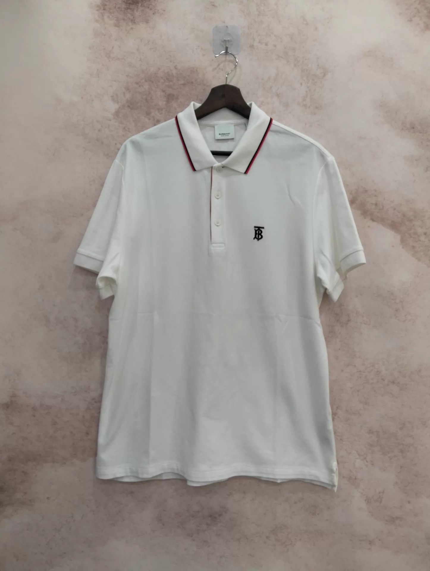 Burberry BURBERRY Chest Embroidered Logo ShortSleeve Polo XL Size US XL / EU 56 / 4 - 1 Thumbnail