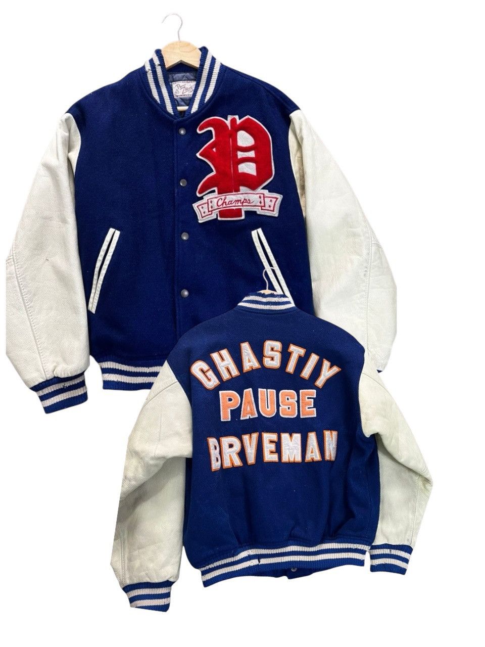 Vintage Vintage 80’s Varsity Jacket Size US M / EU 48-50 / 2 - 1 Thumbnail