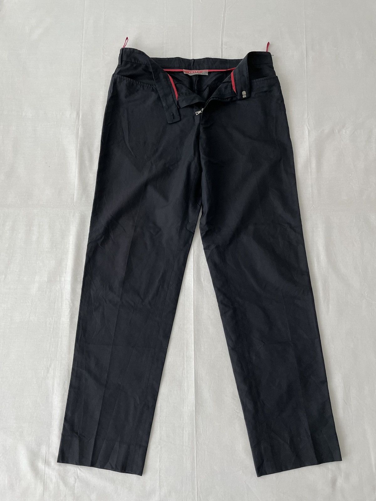 Prada Prada Black Trousers Fine Twill Wool Made in Italy Size US 34 / EU 50 - 4 Thumbnail
