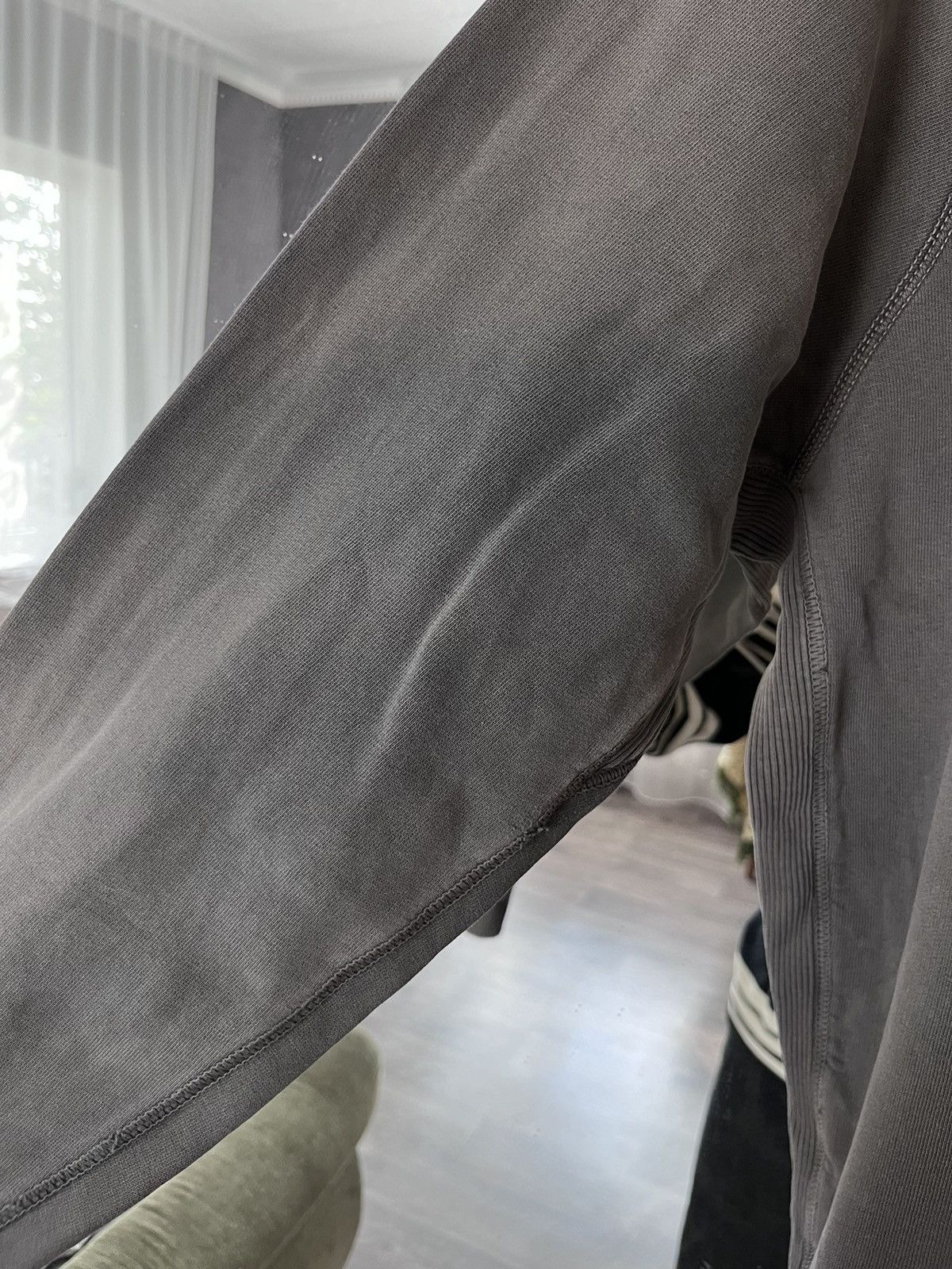 Diesel × Vintage DIESEL AVANT GARDE SWEATSHIRT VINTAGE FADED GREY DISTRESSED Size US XL / EU 56 / 4 - 9 Thumbnail