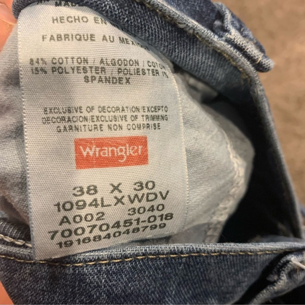 Wrangler Men’s Wrangler Carpenter Jeans Size US 38 / EU 54 - 8 Thumbnail