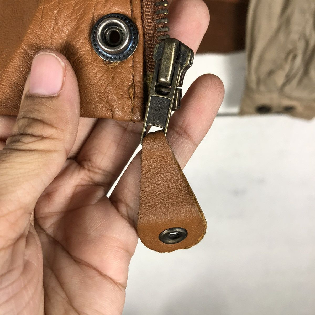 Japanese Brand 🔥VINTAGE BIKER LEATHER JACKET EAGLE PASS ISSEY MIYAKE Size US L / EU 52-54 / 3 - 19 Thumbnail