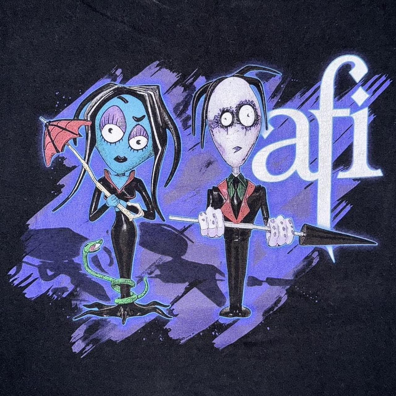 Vintage Vintage AFI Goth Couple Skate Surf Horror Punk Emo Band Tee Size US XL / EU 56 / 4 - 3 Thumbnail