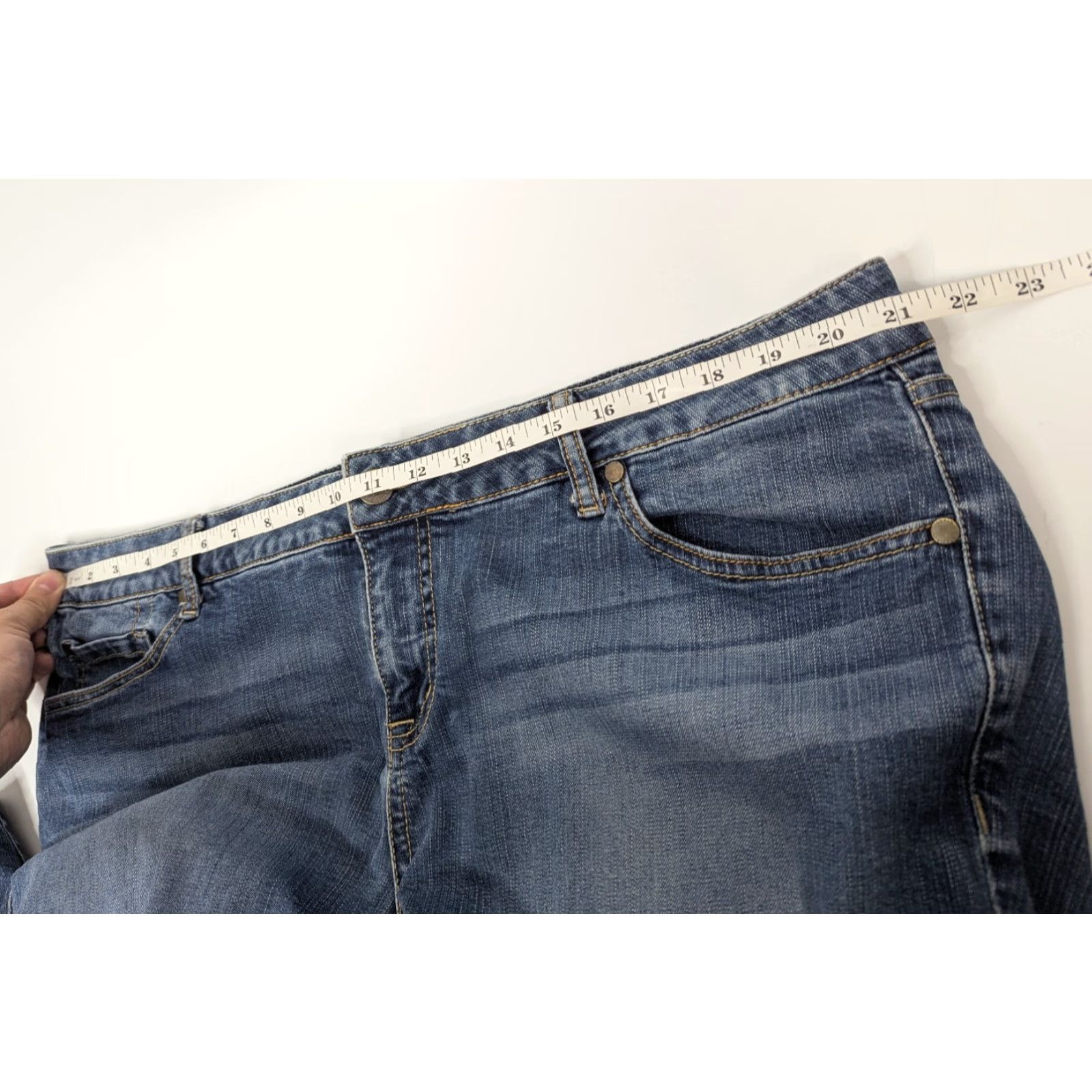 Torrid Torrid Jeans Skinny High Waist Blue Size 20 Cotton Stretch Women’s Denim Size 42" / US 20 - 7 Thumbnail