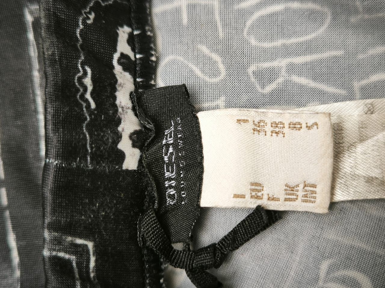 Diesel Black Printed Leggings Diesel Size 27" / US 4 / IT 40 - 5 Thumbnail