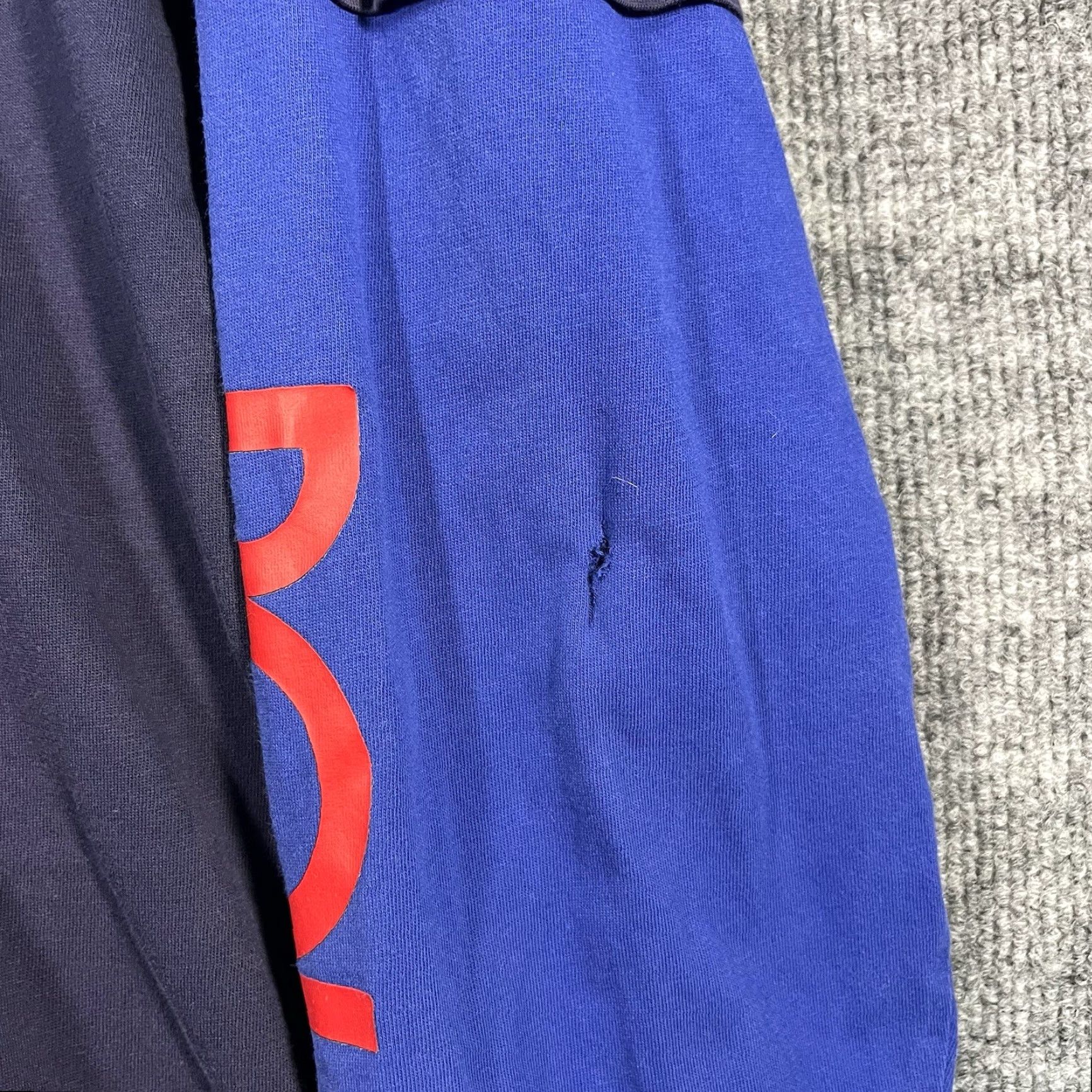 Polo Ralph Lauren Polo Ralph Lauren Men's T-Shirt Hooded Logo Newport Navy Multicolor L Classic Fit Shirt Hooded Mens Size US L / EU 52-54 / 3 - 4 Thumbnail