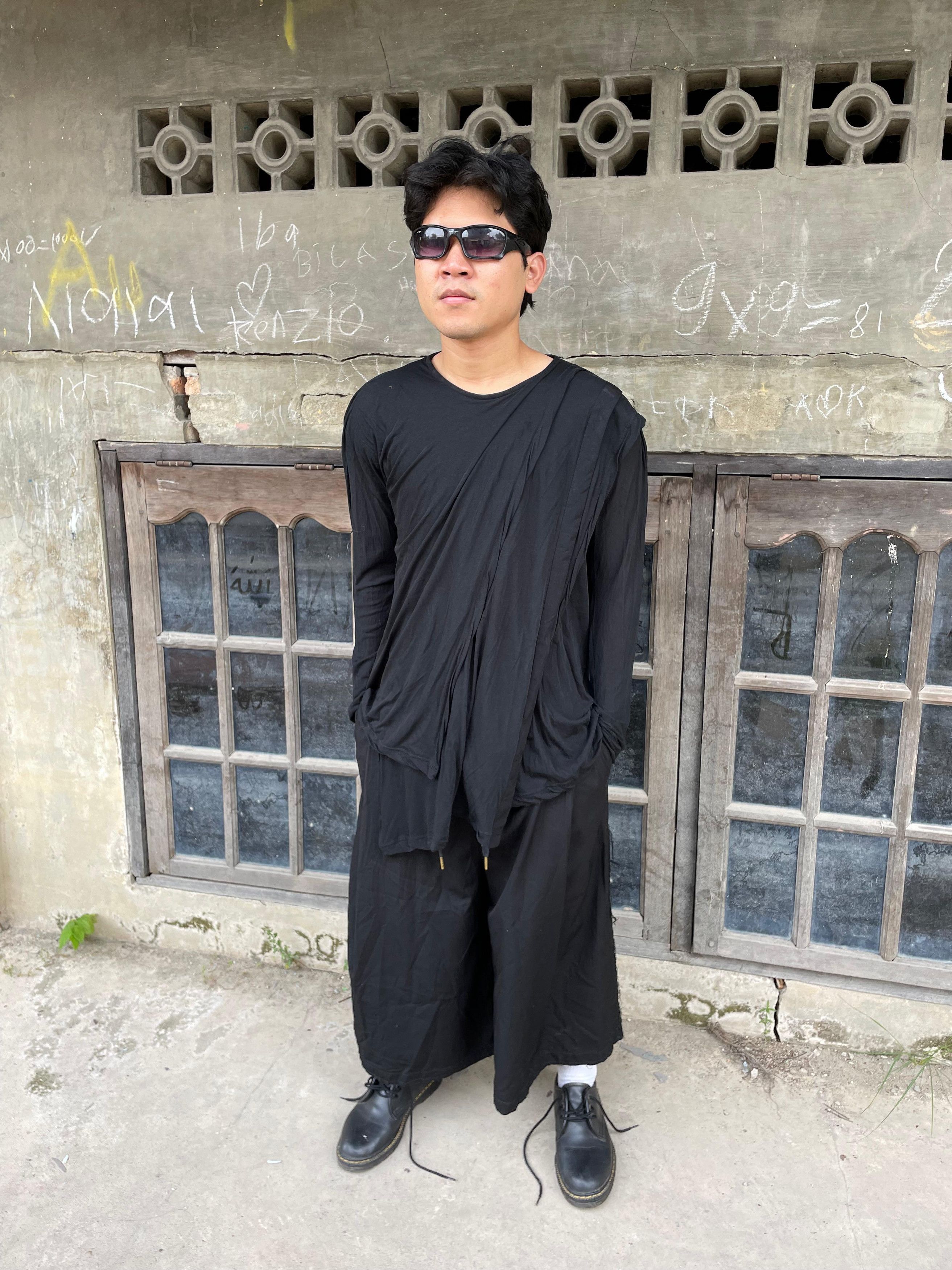Yohji Yamamoto Yohji Yamamoto Assymetrical Multi Layered Long Sleeve Size US L / EU 52-54 / 3 - 1 Thumbnail