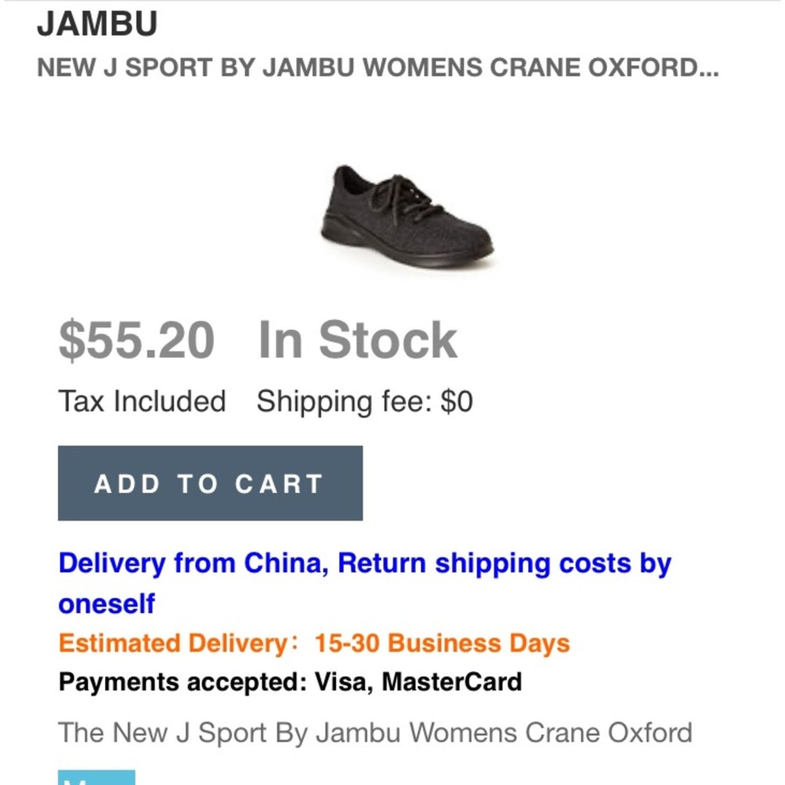 Vintage Jambu J sport crane oxford wool sneakers athletic shoes Size US 8 / IT 38 - 3 Thumbnail