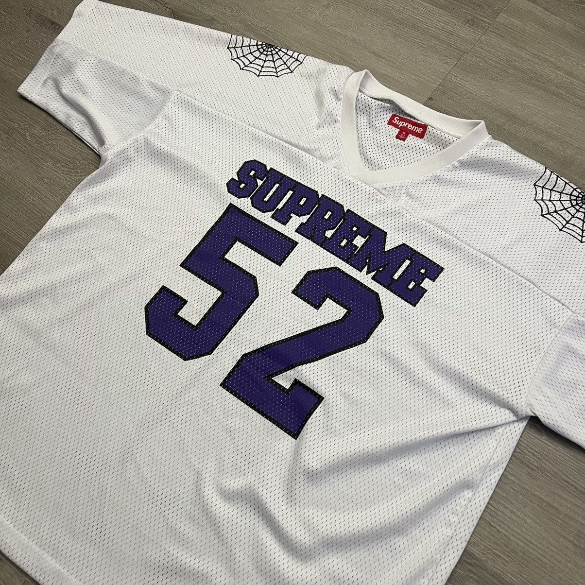 Supreme Supreme Spiderweb Football Jersey Size US XL / EU 56 / 4 - 10 Thumbnail