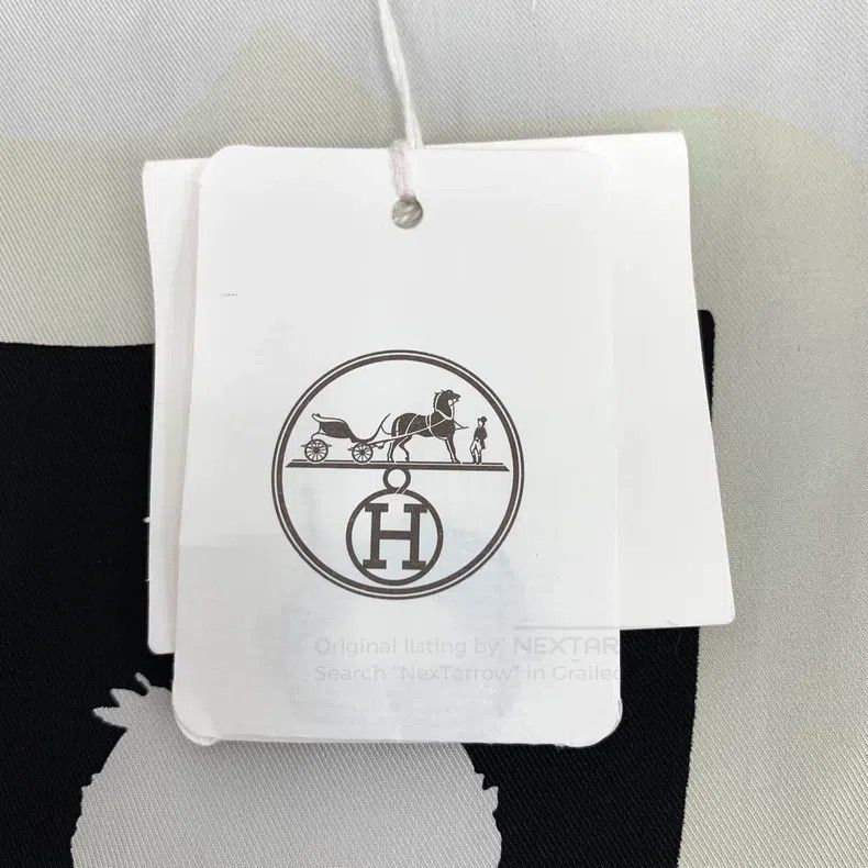Hermes Hermes Black and white color block geometric pattern print Size XS / US 0-2 / IT 36-38 - 6 Thumbnail