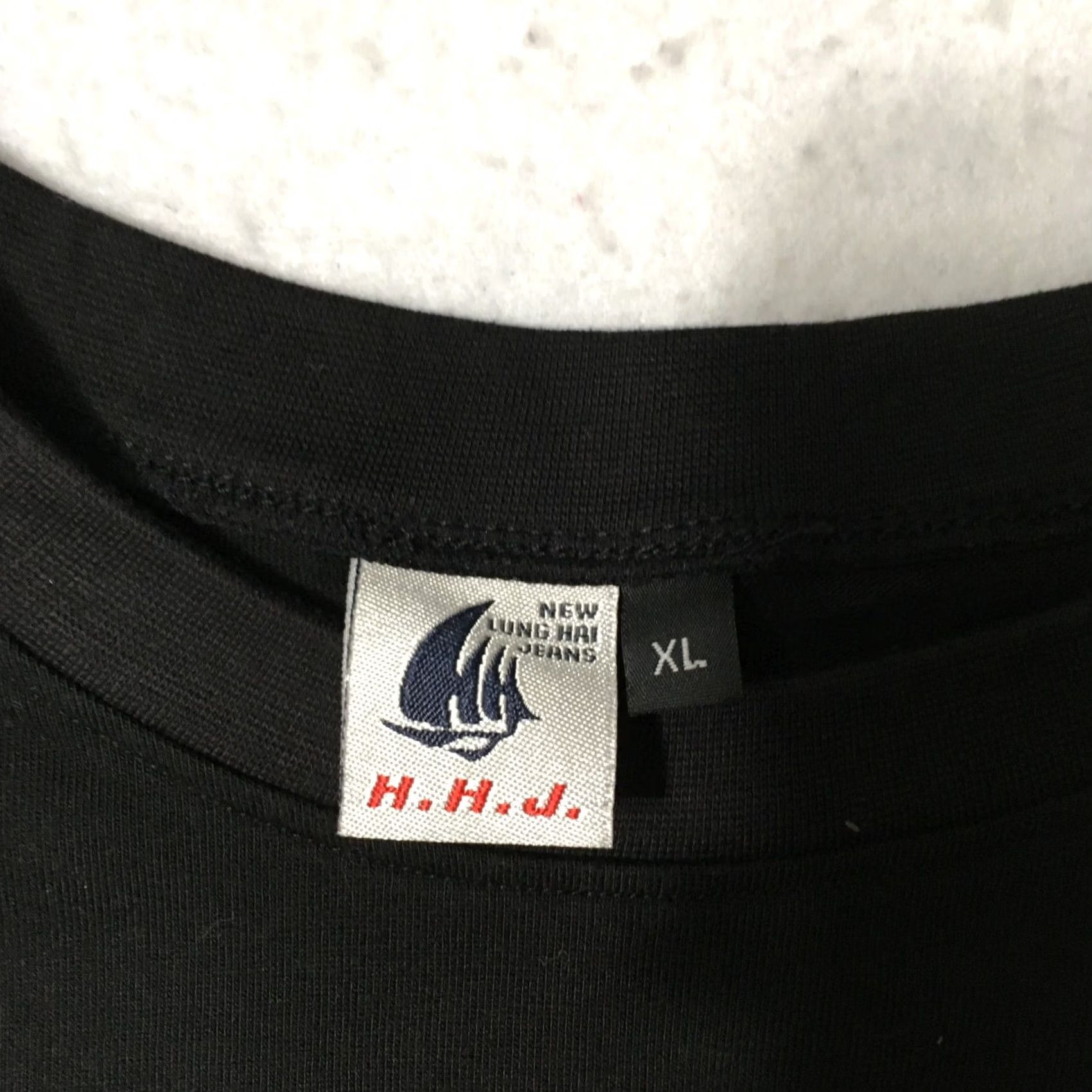 Vintage VINTAGE 90s T-Shirt XL Black Huaxiucun Chinese Dragon scriptur Funny Proverb Mens Size US XL / EU 56 / 4 - 3 Thumbnail
