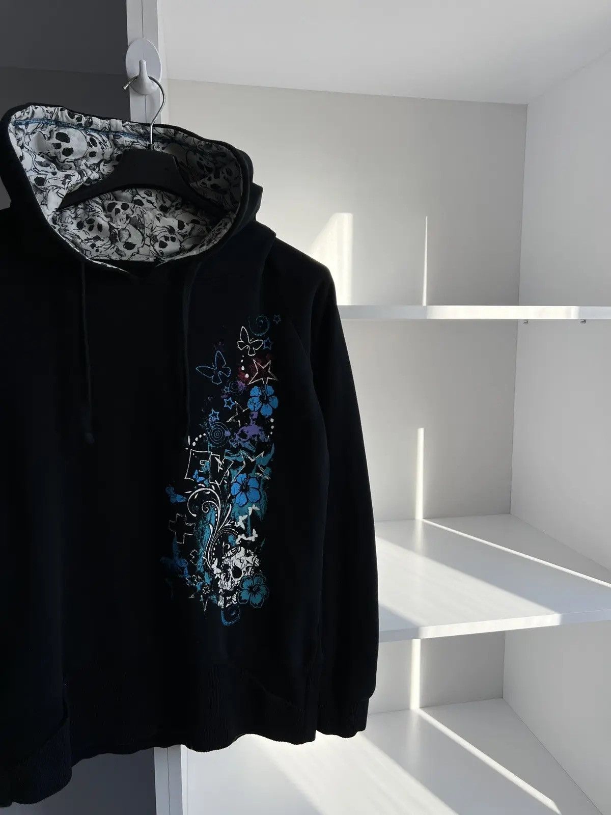 Japanese Brand × Vintage Vintage Women’s Ed Hardy Style Hoodie Size XL / US 12-14 / IT 48-50 - 3 Thumbnail