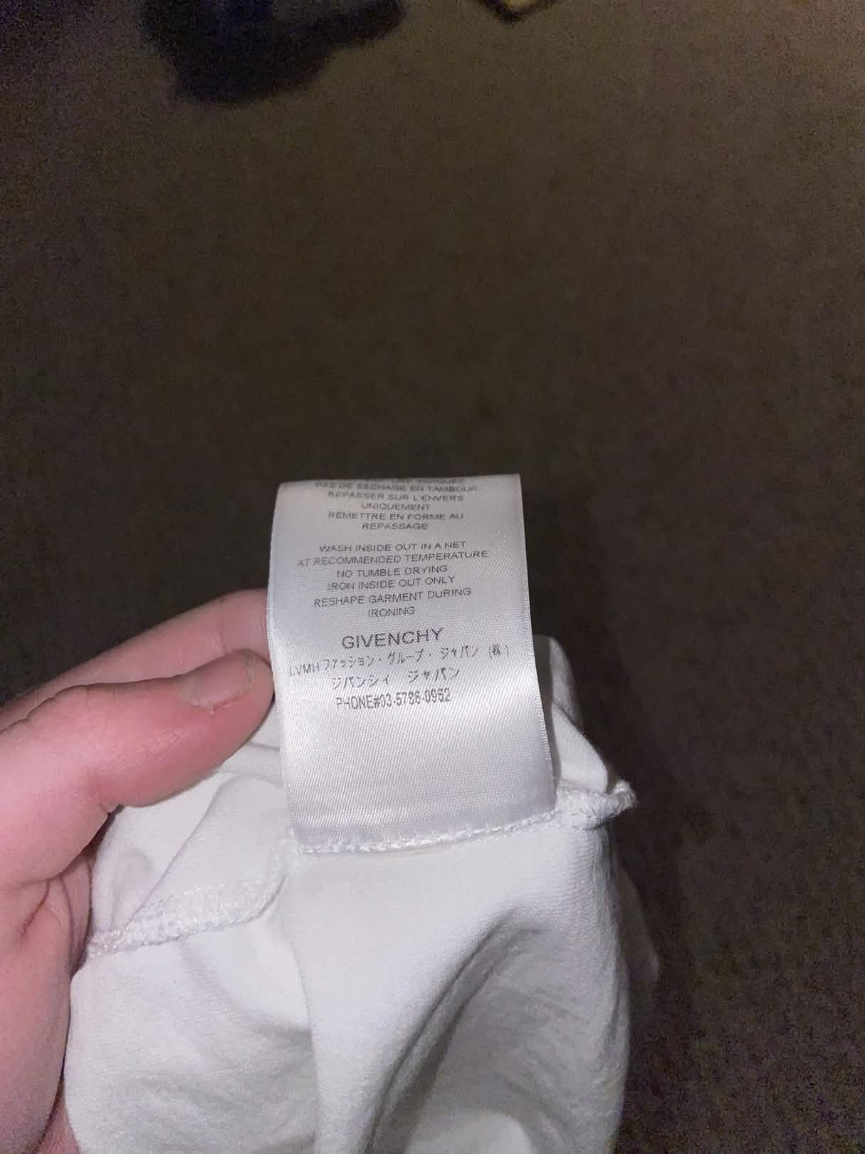Givenchy Givenchy White Rainbow T Shirt Size US S / EU 44-46 / 1 - 4 Thumbnail