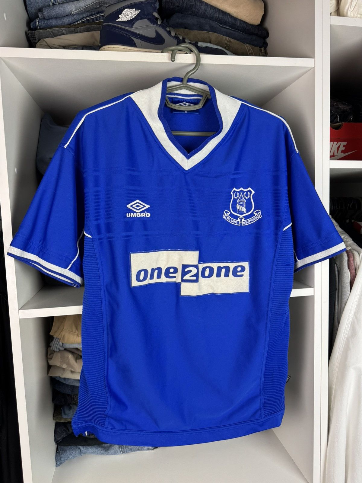 Umbro Vntg 1999 2000 Everton FC Home Football Shirt Soccer Jersey Size US M / EU 48-50 / 2 - 1 Thumbnail