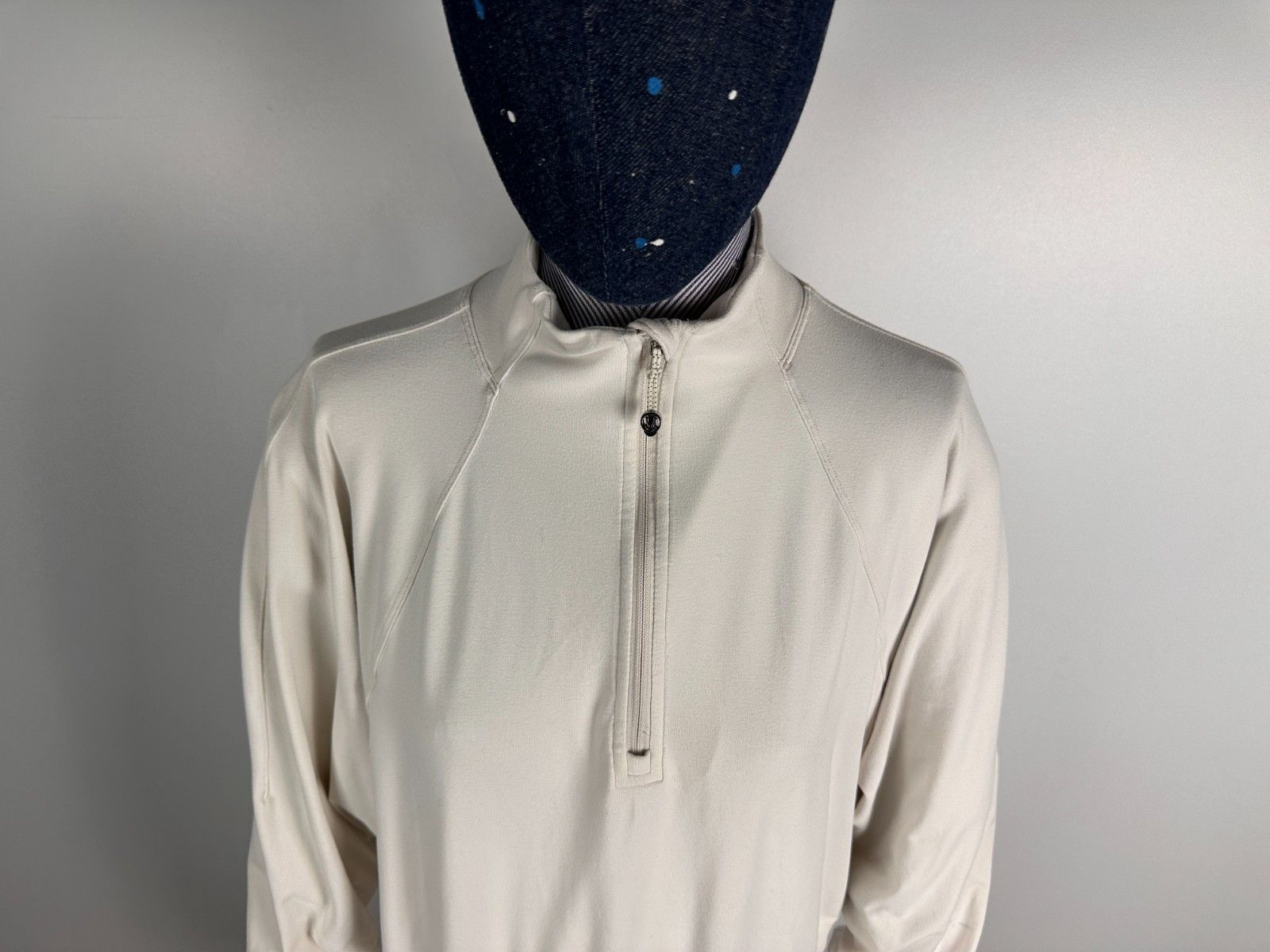 Lululemon Lululemon Half Zip Pullover Womens White Size L Size L / US 10 / IT 46 - 2 Thumbnail