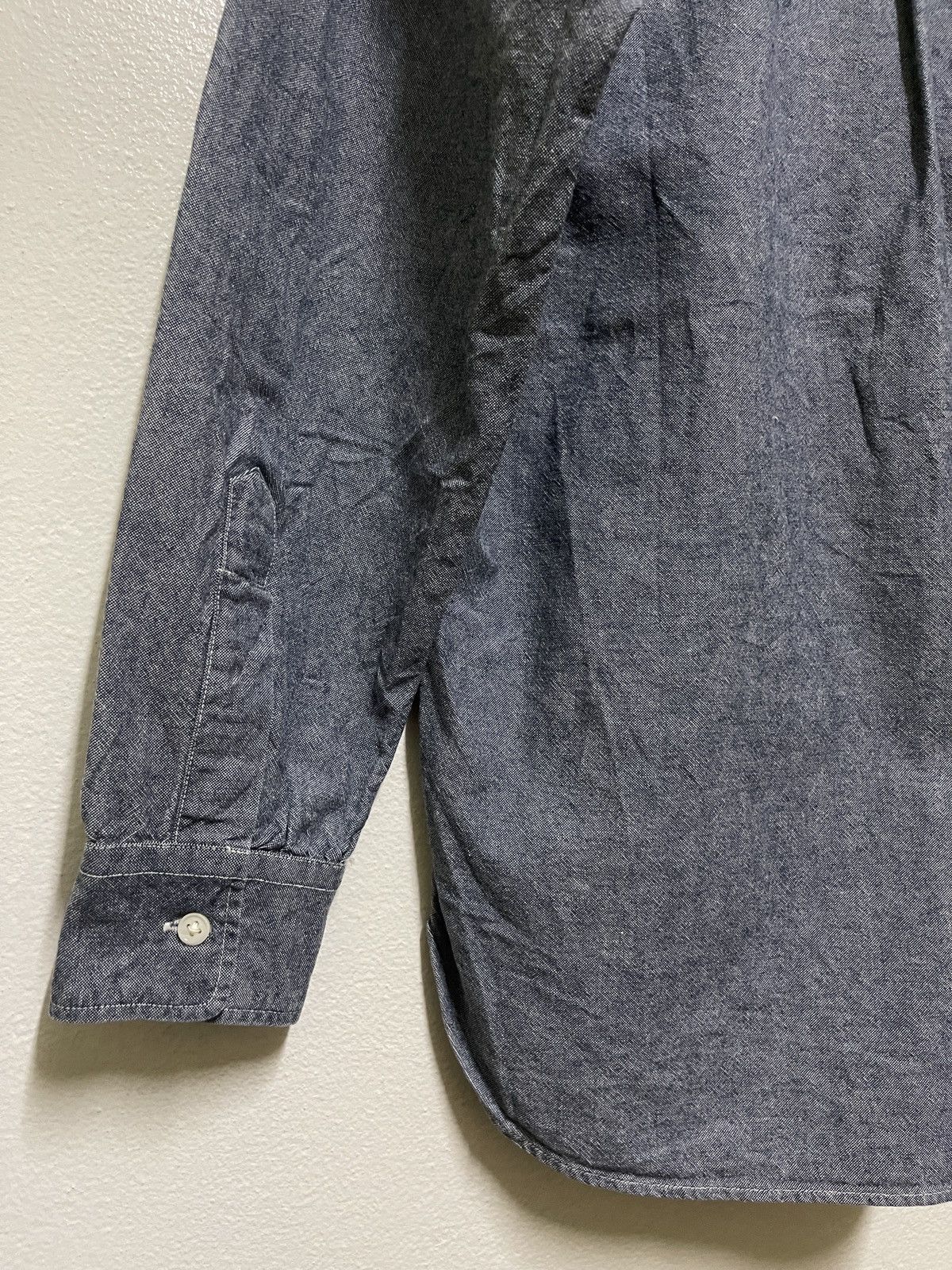 Japanese Brand Warehouse Casual Button Down Chambray Shirt 40 Size US M / EU 48-50 / 2 - 9 Thumbnail