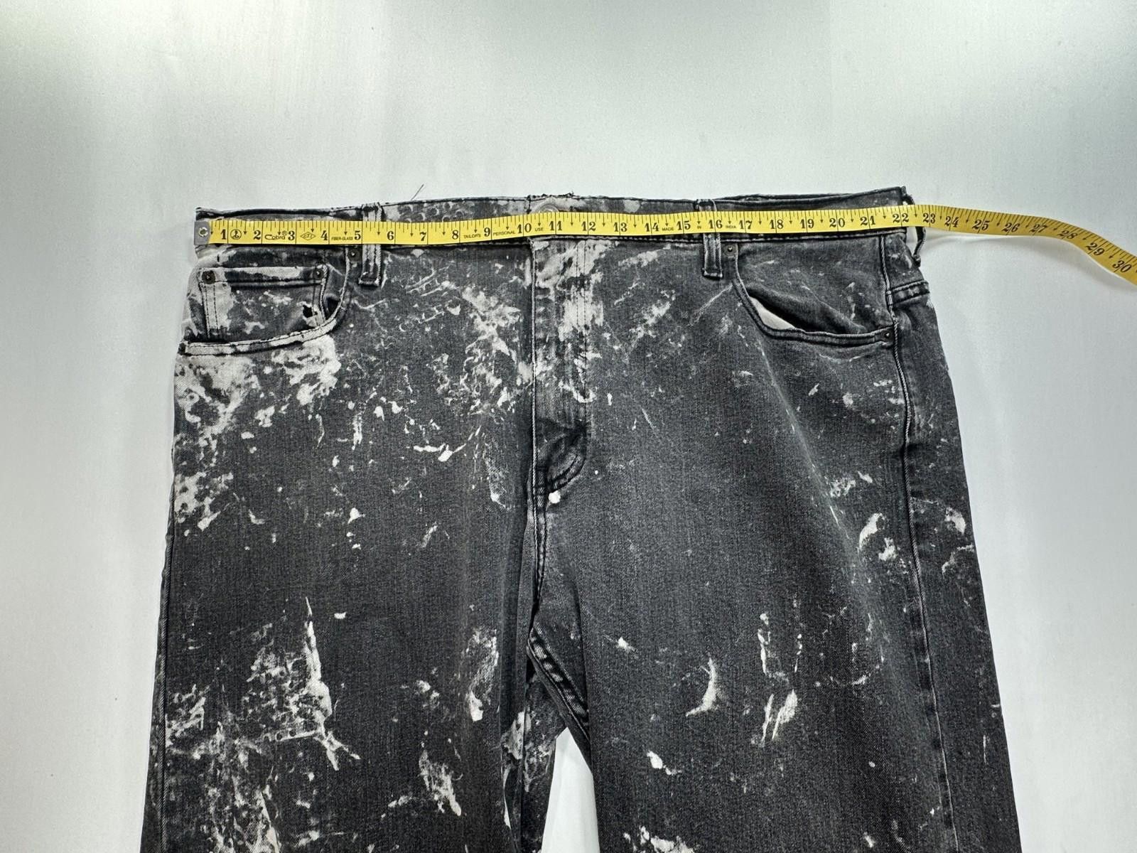 Levi's Levis Distressed Cotton Denim Jeans Gray Mens 42/30 Size US 42 / EU 58 - 3 Thumbnail