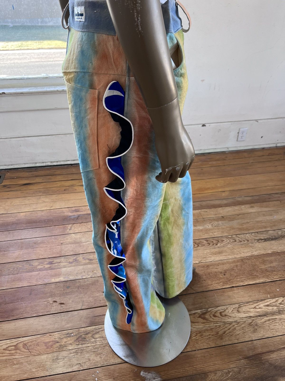 Other Striped Hawaiian Ruffle Airbrushed Jeans 38 Hermans USA Size US 38 / EU 54 - 7 Thumbnail