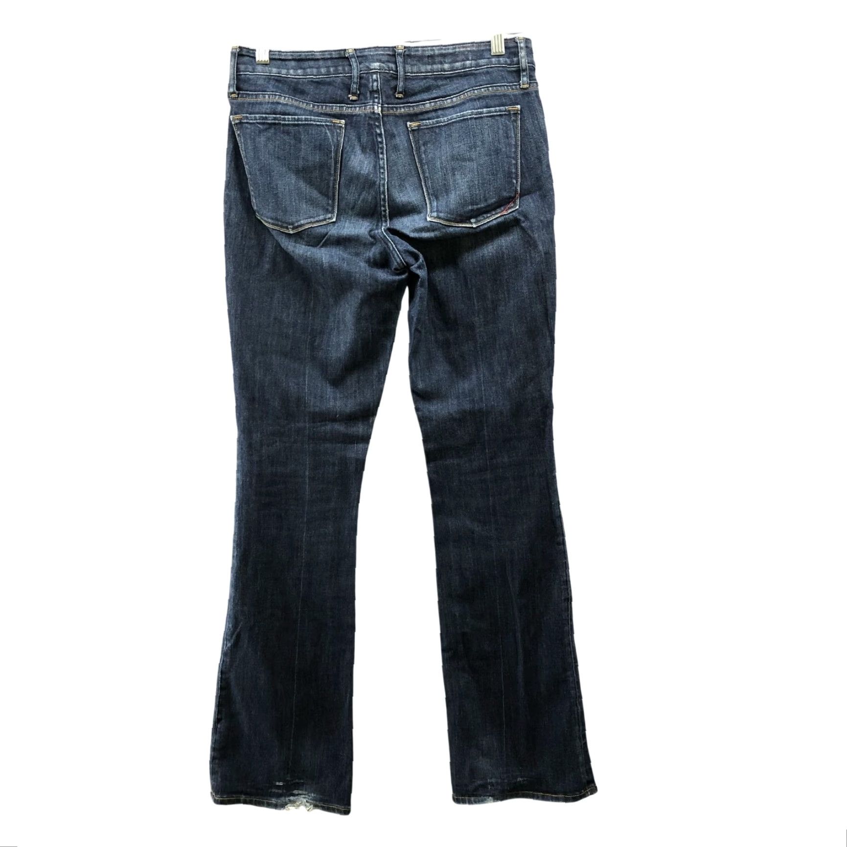 Banana Republic Banana Republic Jeans Womens Boot Cut Denim Low Rise 6 Blue Dark Wash 5-Pocket Cotton Blend Stretch Inseam 33in Size 28" / US 6 / IT 42 - 2 Thumbnail