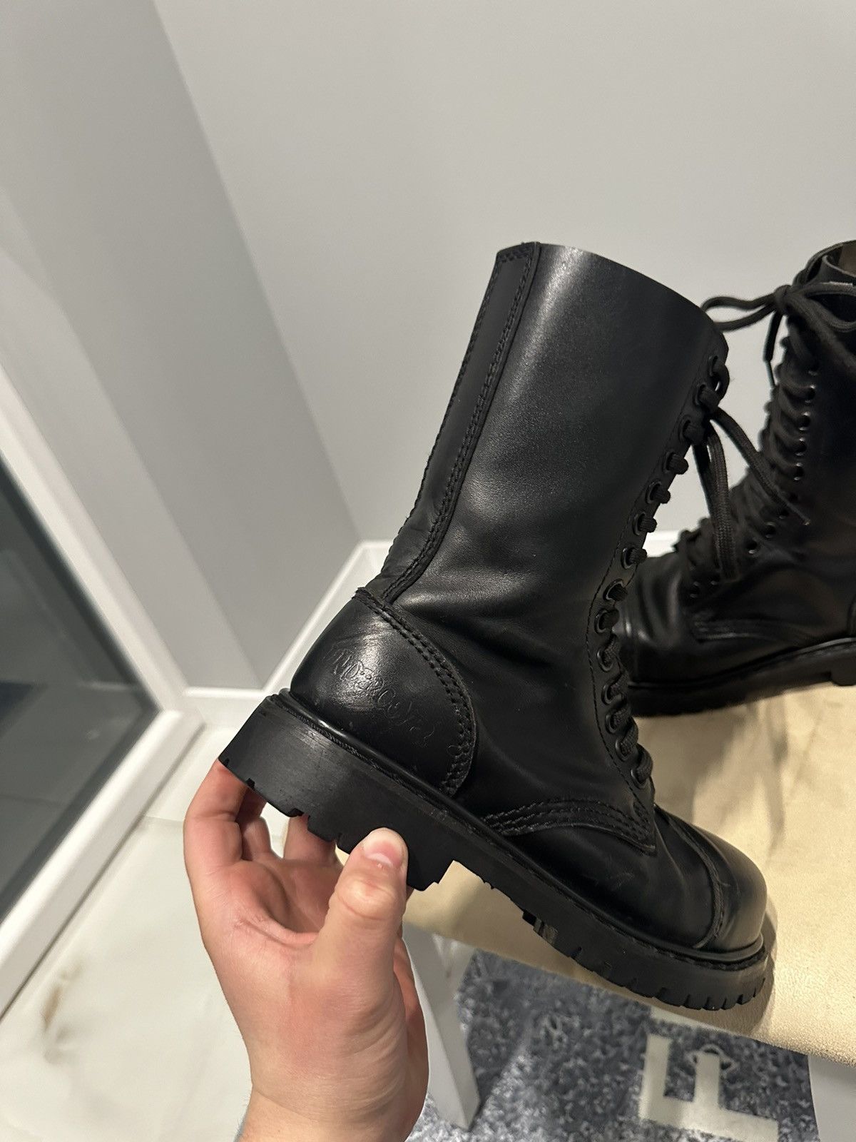 Undercover Undercover Avant Garde Vintage Leather Boots Steel Toe Size US 5 / EU 37 - 5 Thumbnail