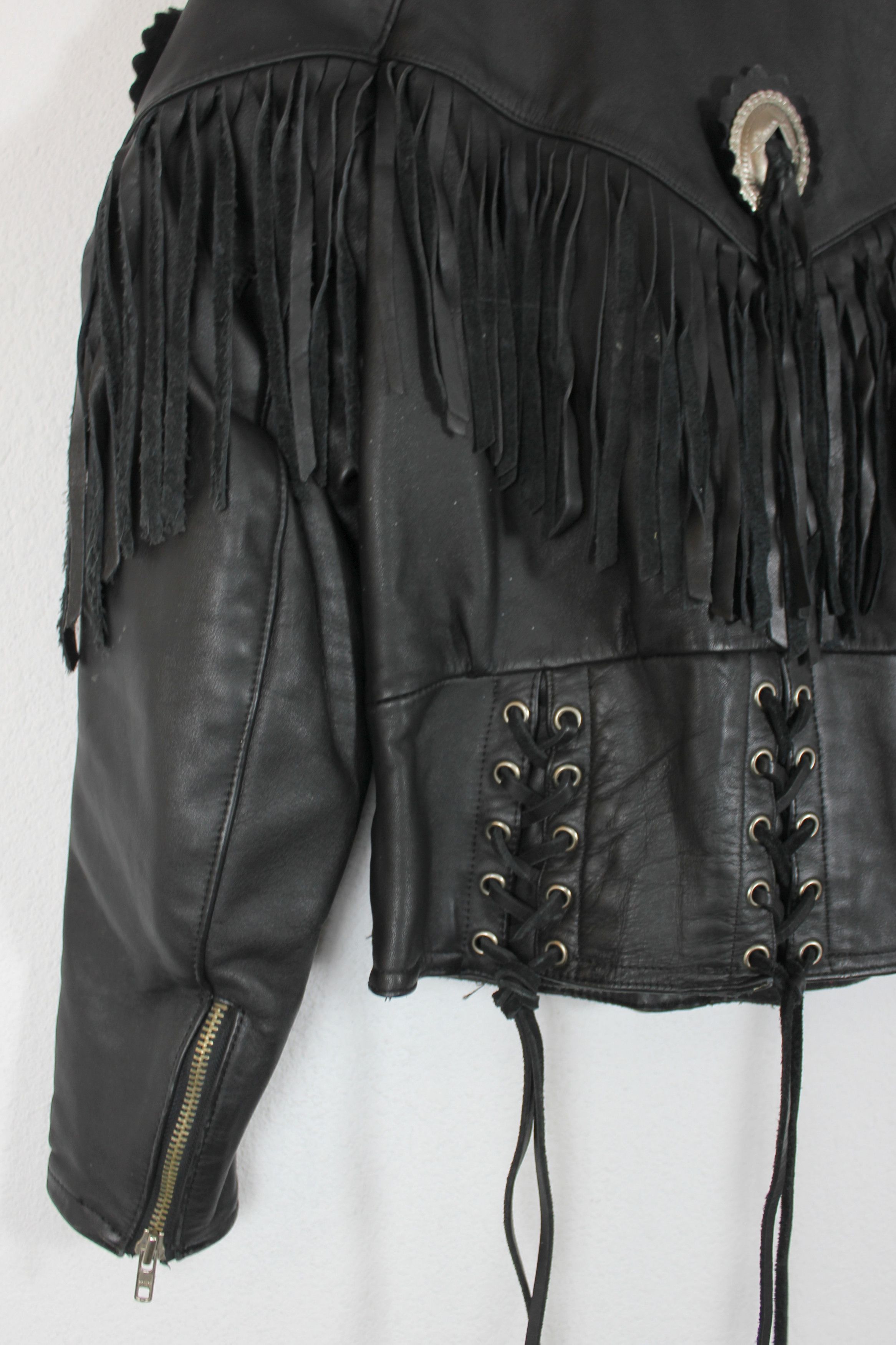 Cowboy Equipment × Leather × Vintage Echtes Leder Leather Jacket Size M Size M / US 6-8 / IT 42-44 - 11 Thumbnail