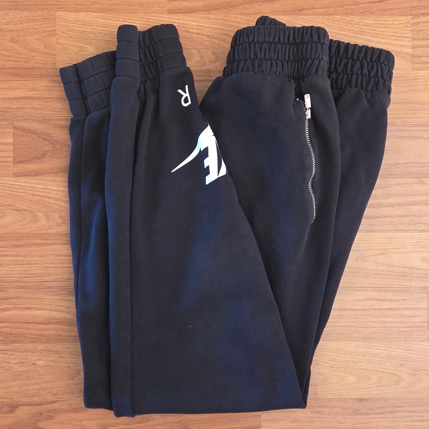 Nike Comfortable Black Nike Air Sweatpants with White Logo - XS Size 30" / US 8 / IT 44 - 2 Thumbnail