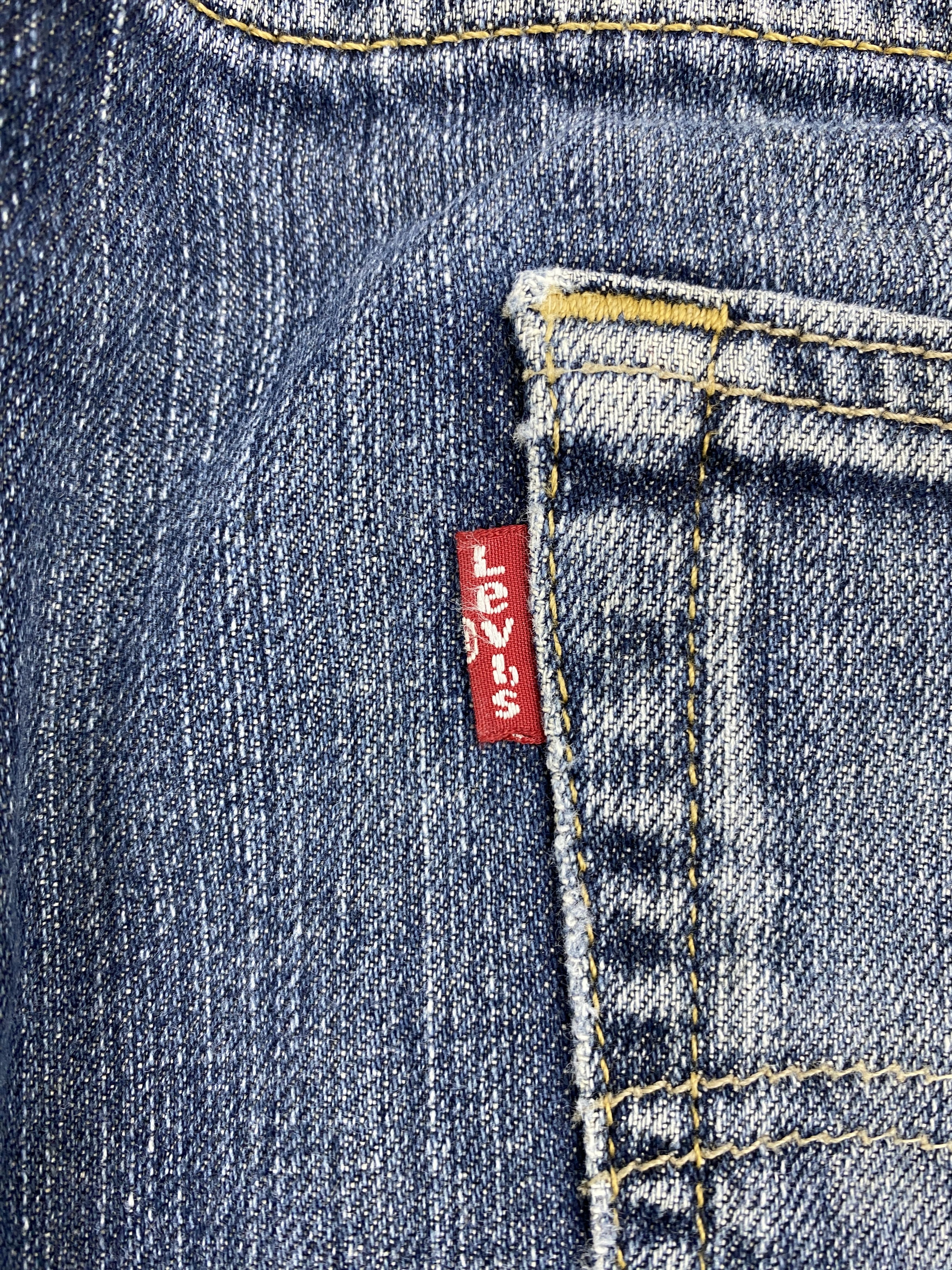 Levi's × Vintage Vintage Levis 514 Splatter Paint Jeans Size US 34 / EU 50 - 6 Thumbnail