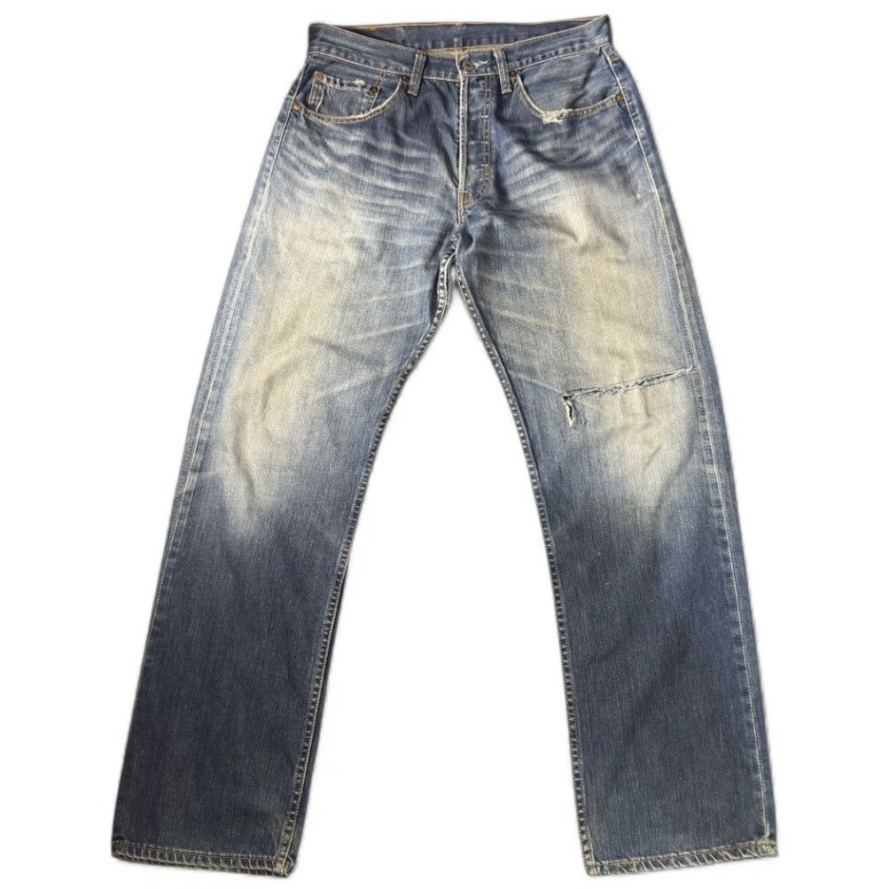 Levi's Vintage 2003 Levis 501 Distressed Faded Denim W32 Size US 32 / EU 48 - 1 Thumbnail