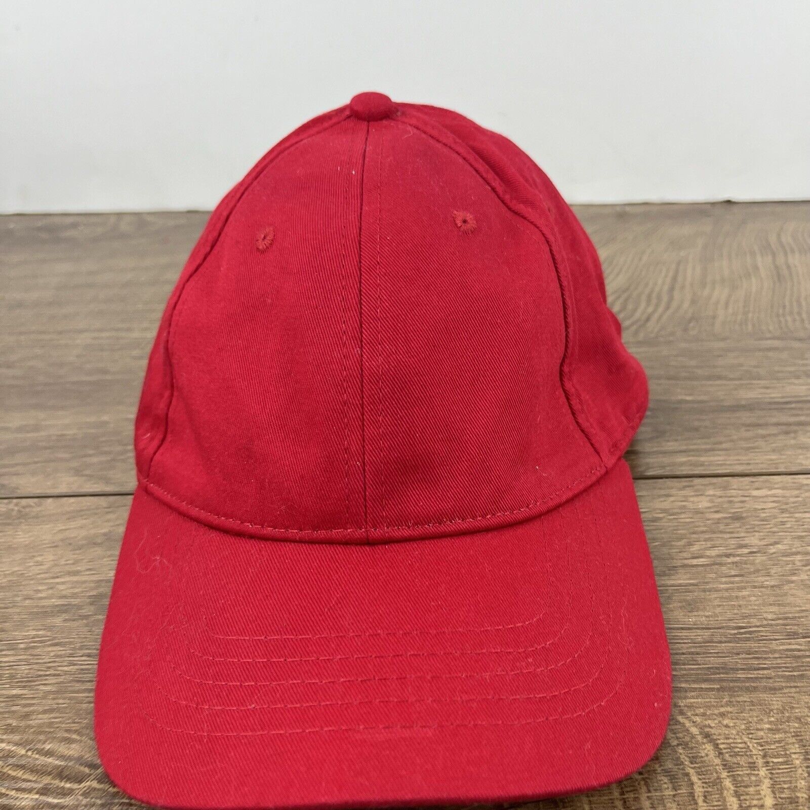 Other Plain Red Baseball Hat Red Hat Adjustable Hat Red Adult Hat Size ONE SIZE - 6 Thumbnail