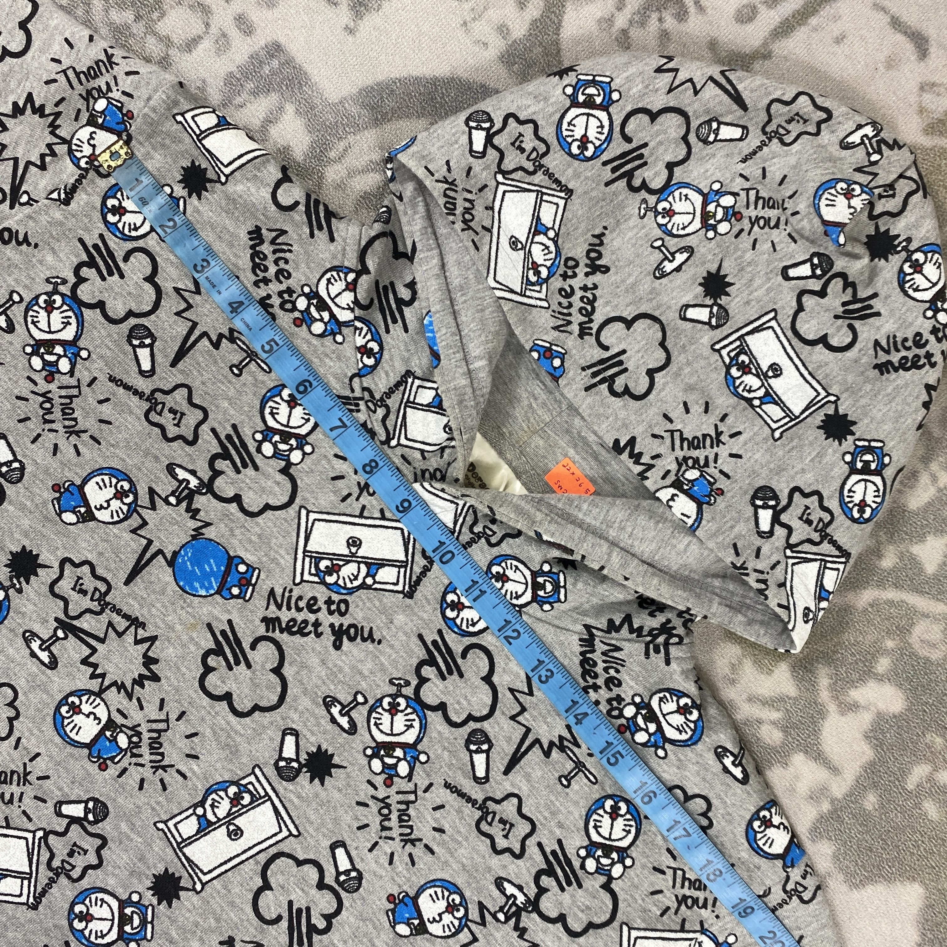 Anime Vintage I’m Doraemon Full Print Hoodie -SW203 Size US M / EU 48-50 / 2 - 7 Thumbnail