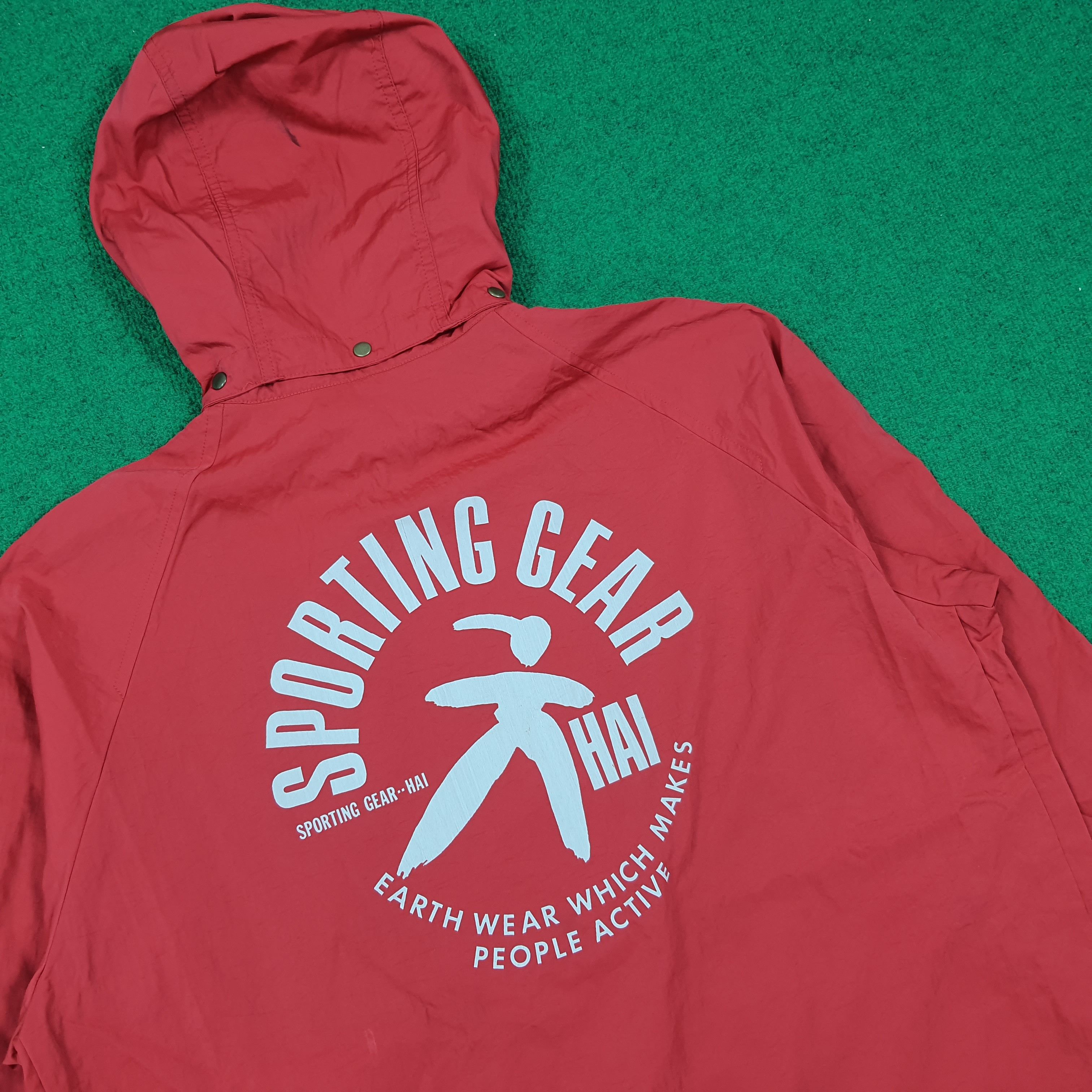 Hai Sporting Gear Vintage 80s Hai Sporting Gear Windbreaker Jacket C278N8 Size US XL / EU 56 / 4 - 2 Thumbnail