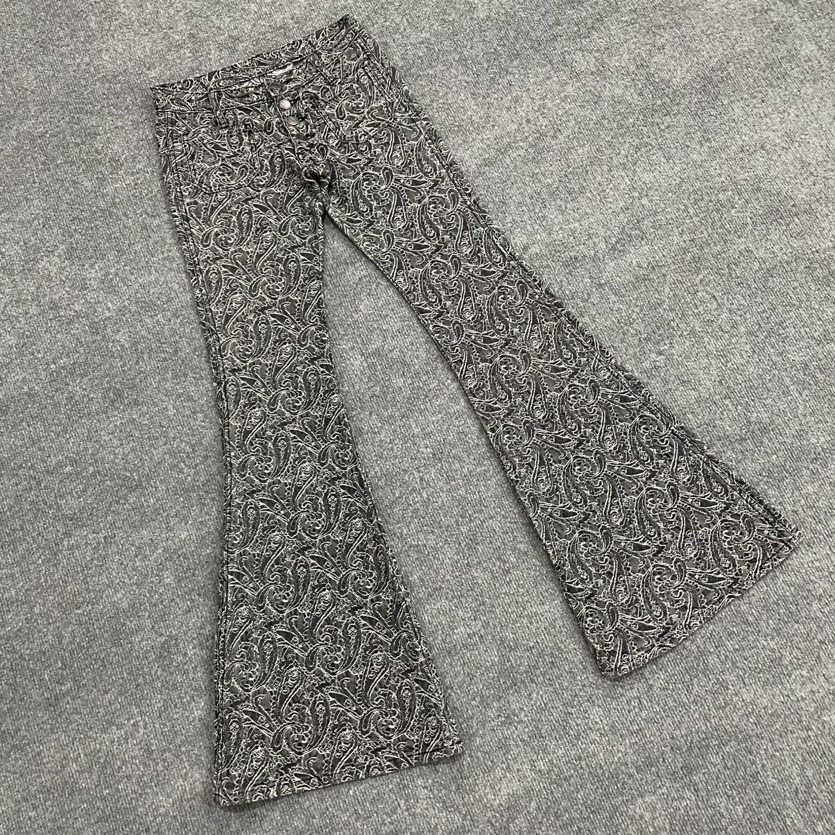 Japanese Brand Japanese Dee Dee Super Flared Denim Pants Jeans Embroidery Size 27" / US 4 / IT 40 - 2 Thumbnail