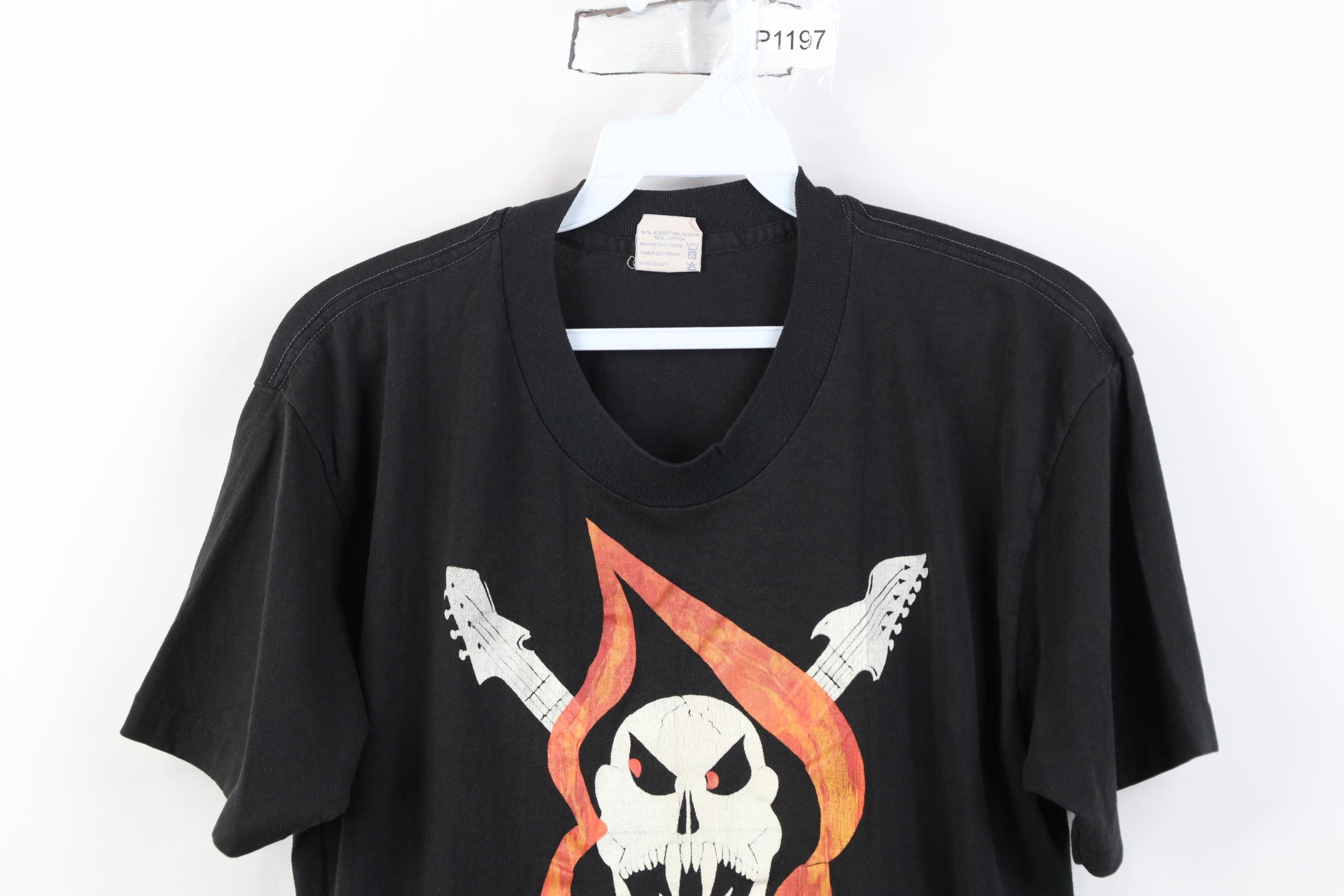 Vintage Vintage 80s Faith Band Rock Punk Rock T-Shirt Skull USA Size US L / EU 52-54 / 3 - 2 Thumbnail