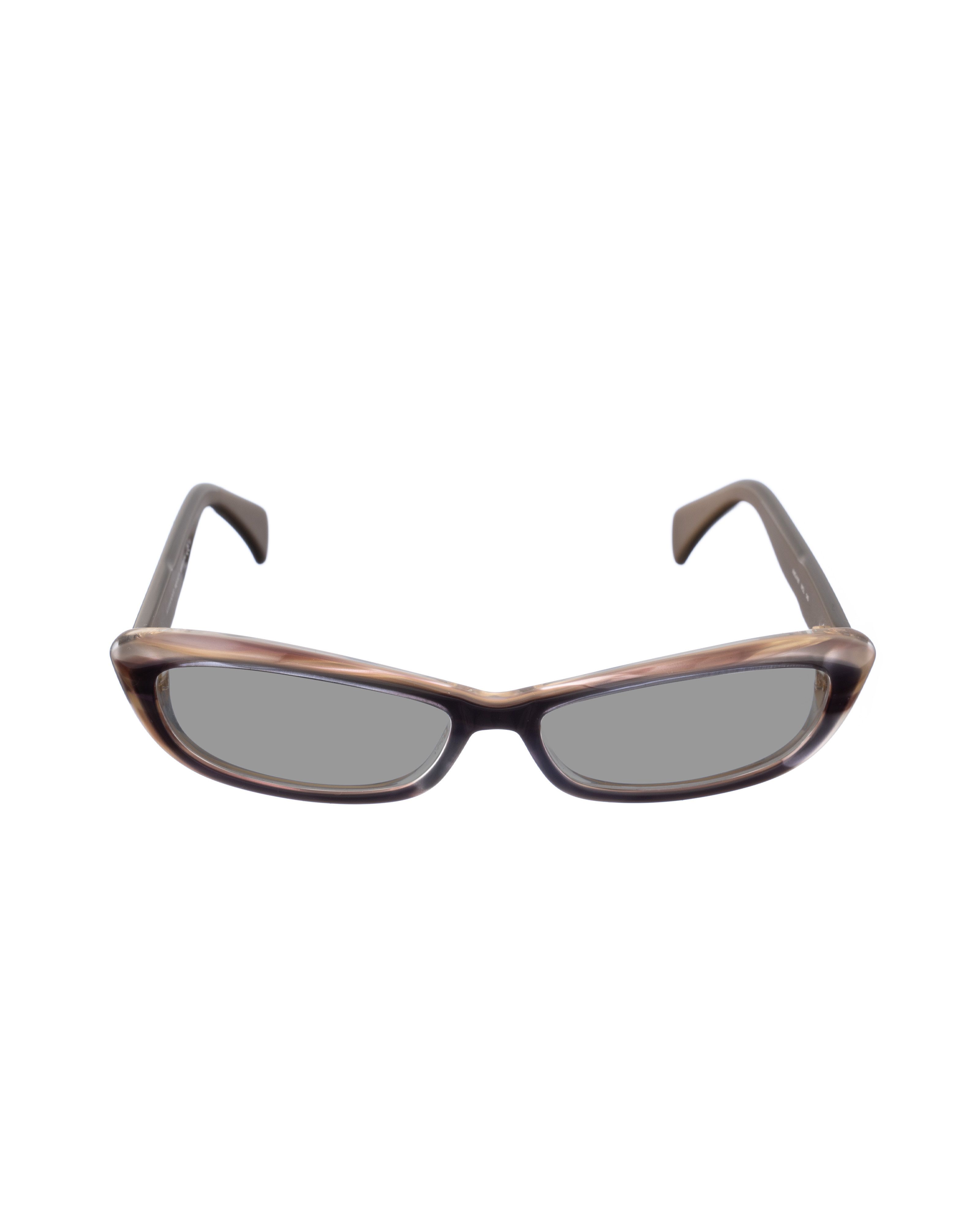 Alexander McQueen Alexander McQueen 90s Double Brown Cat-Eye Sunglasses Size ONE SIZE - 2 Thumbnail