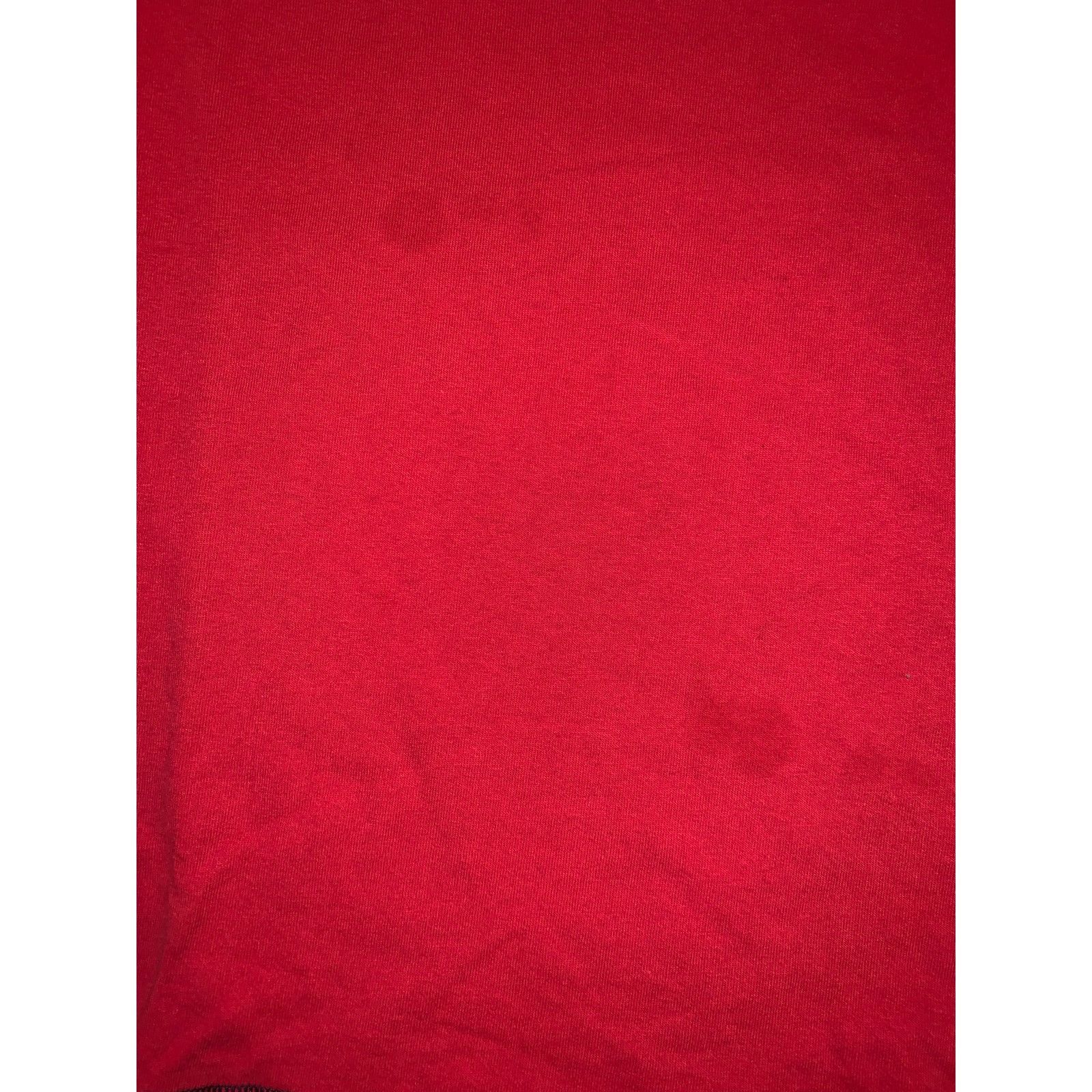 Vintage Y2K Wolf Graphic T Shirt 2XL Red Cartoon Skate Tee Size US XXL / EU 58 / 5 - 5 Thumbnail