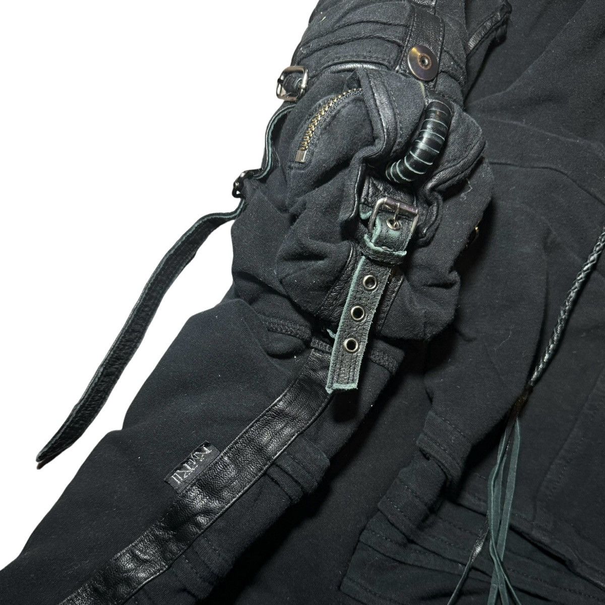 KMRii Black Raven Cargo Sweatpants Size US 32 / EU 48 - 3 Thumbnail