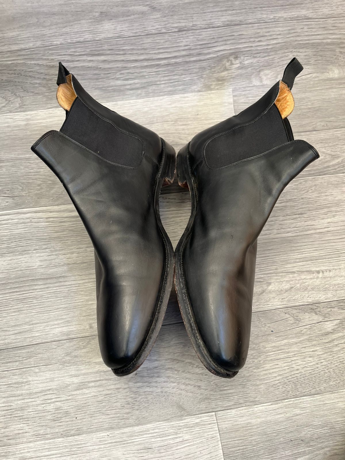 Crockett & Jones Crockett & Jones Black Leather Chelsea Boots Sz US 13.5 Size US 13 / EU 46 - 3 Thumbnail